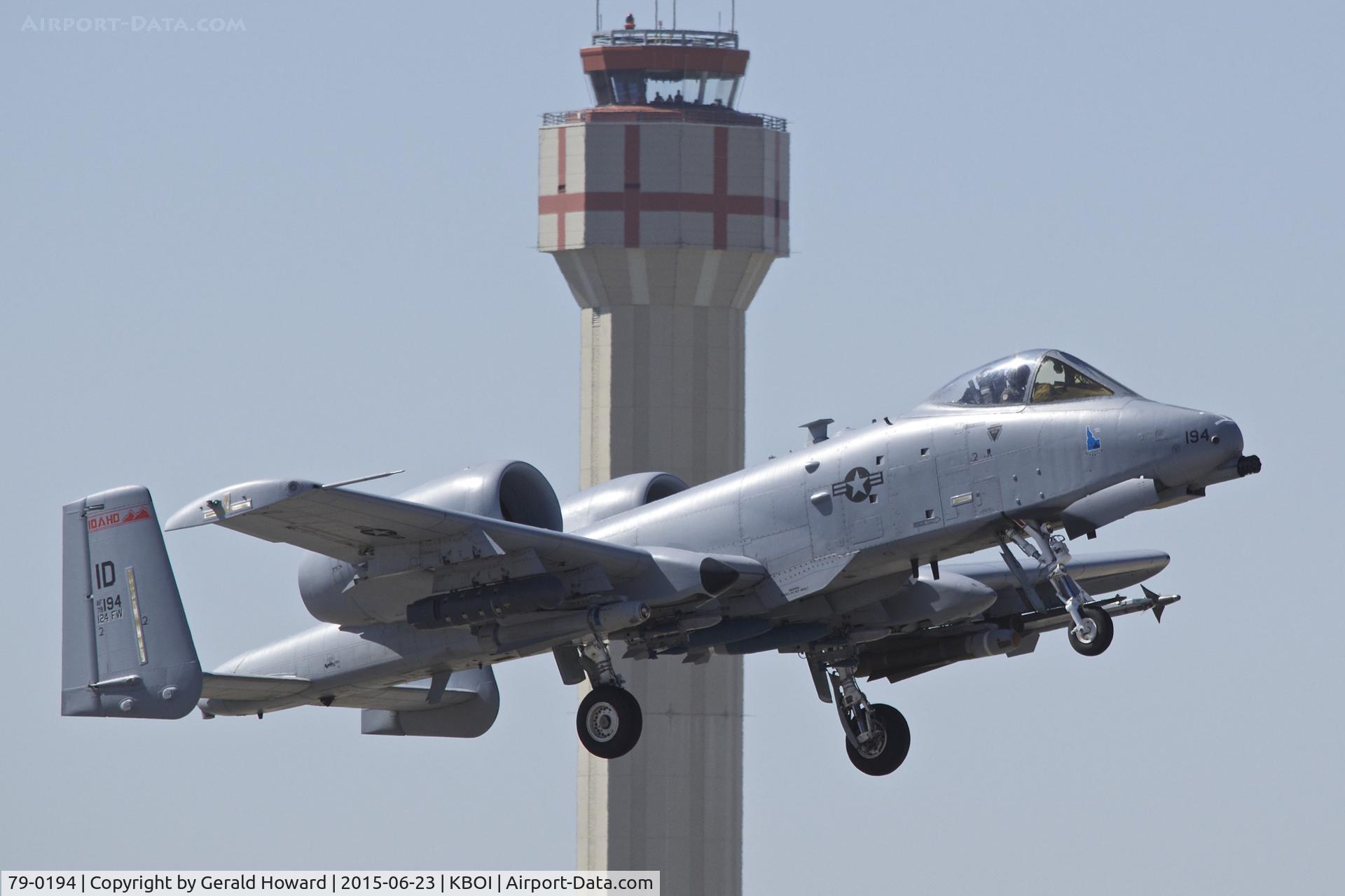 79-0194, 1979 Fairchild Republic A-10C Thunderbolt II C/N A10-0458, Departing RWY 28R.