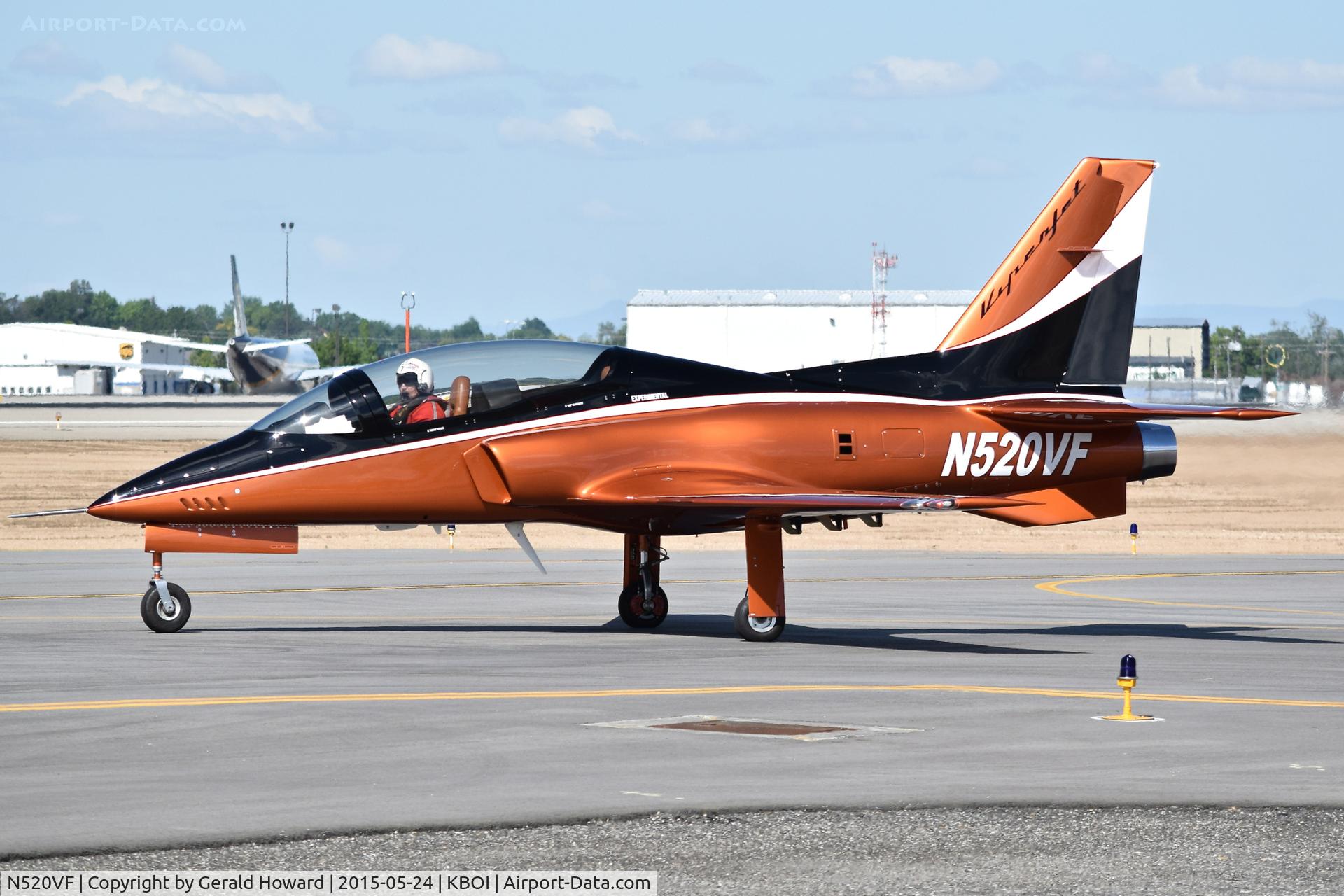 N520VF, 1999 Viper Aircraft Viperjet C/N 0001, On taxiway Alpha.