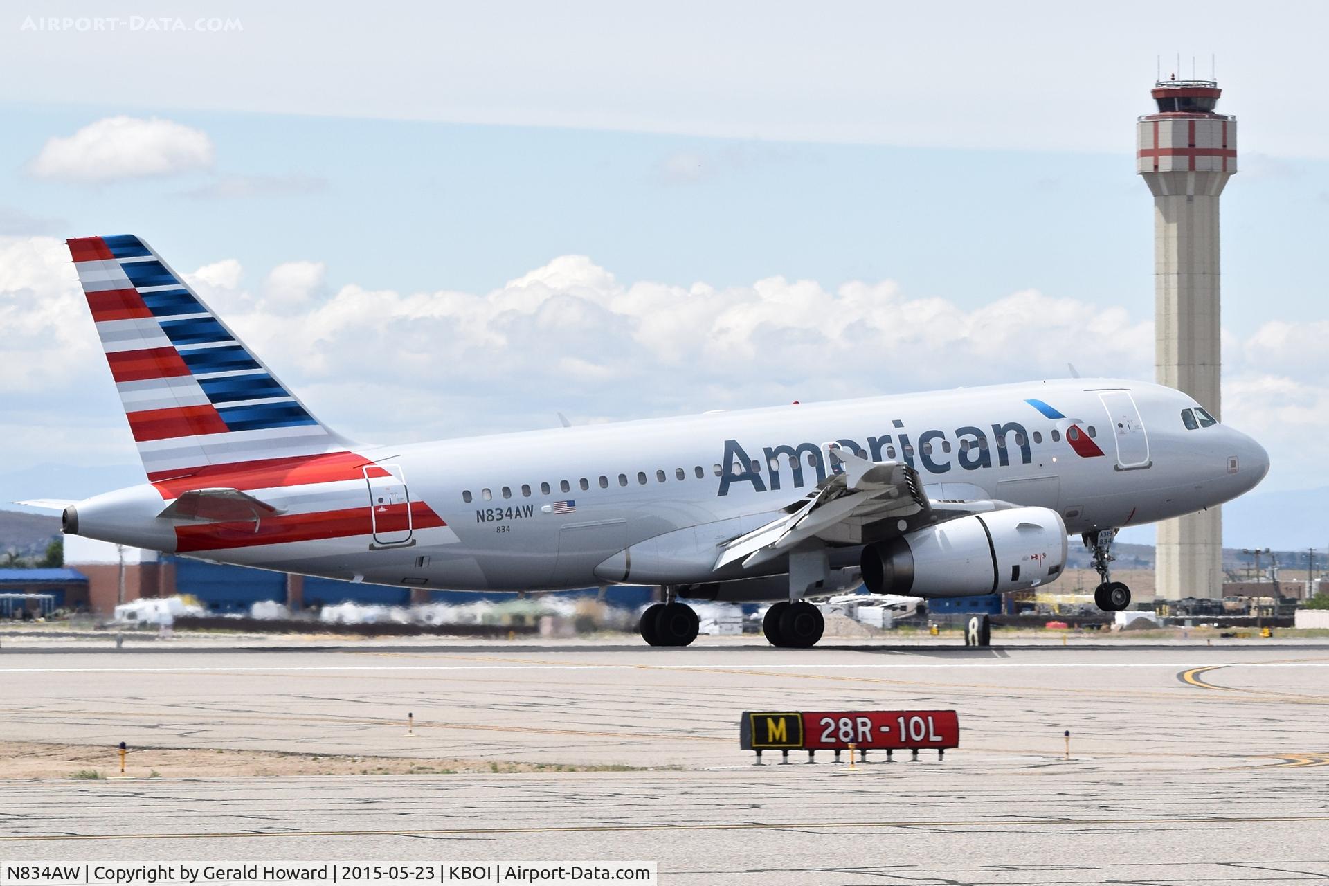 N834AW, 2004 Airbus A319-132 C/N 2302, Landed RWY 28R.