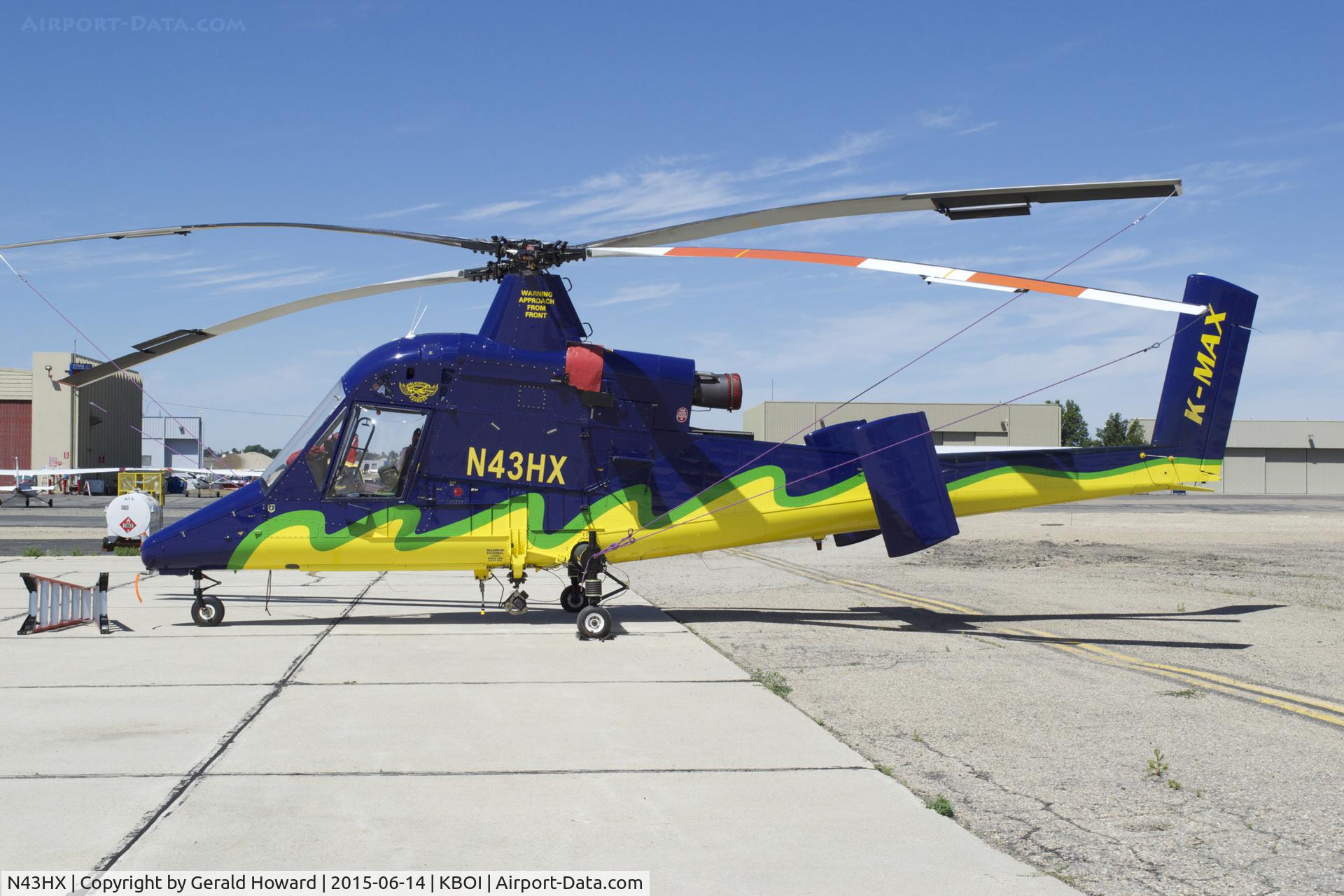 N43HX, 2001 Kaman K-1200 K-Max C/N A94-0029, At BOI for NIFC demo.