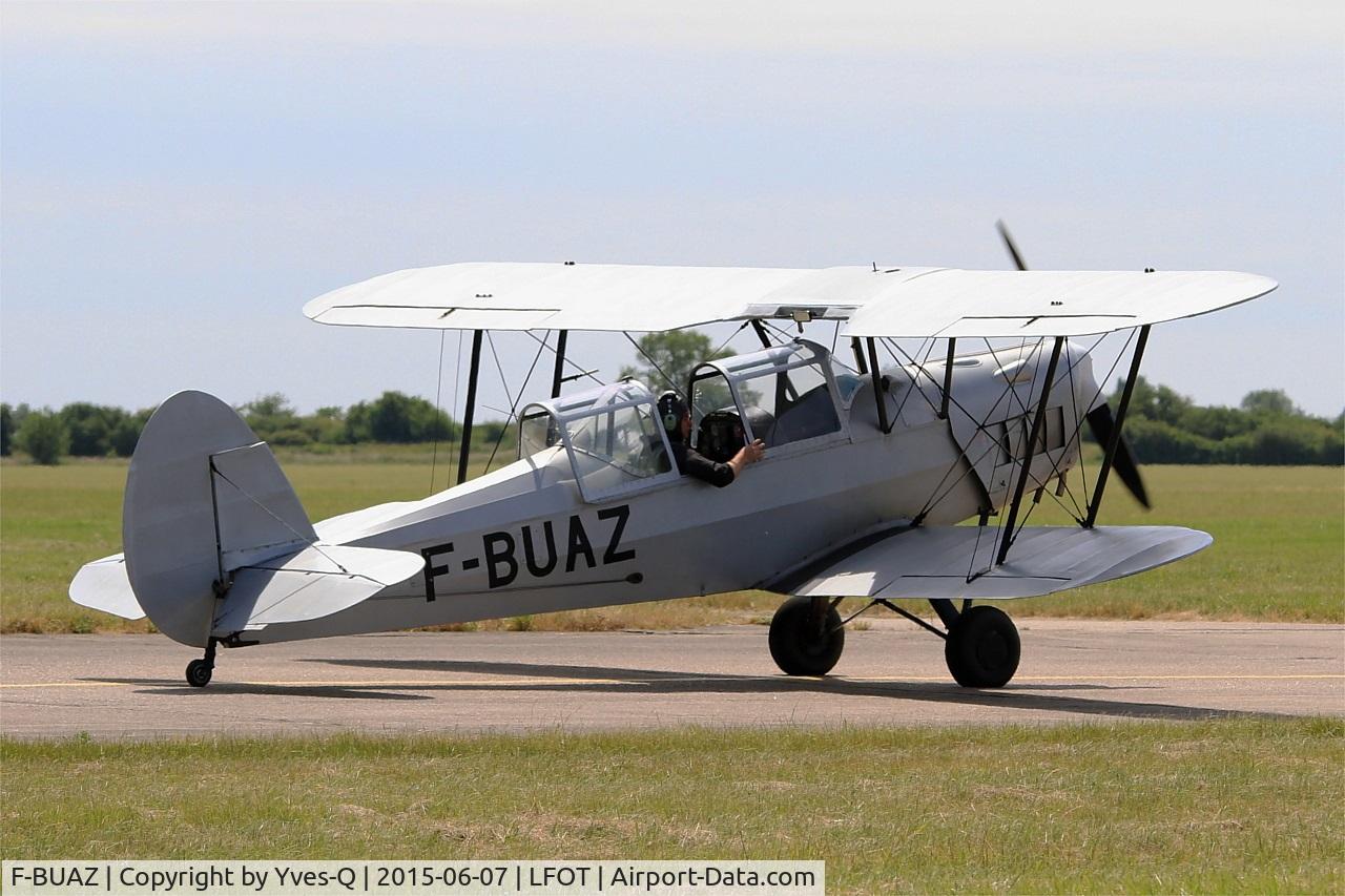 F-BUAZ, Stampe-Vertongen SV-4A C/N 19, Stampe-Vertongen SV-4A, Taxiing to parking area, Tours Air Base 705 (LFOT-TUF) Open day 2015