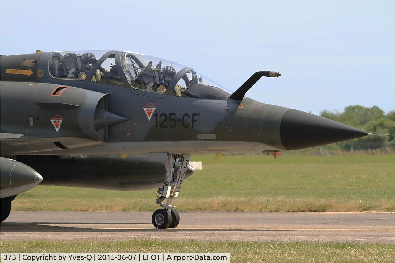 373, Dassault Mirage 2000N C/N 388, Dassault Mirage 2000N (125-CF), Taxiing to parking area, Tours-St Symphorien Air Base 705 (LFOT-TUF) Open day 2015