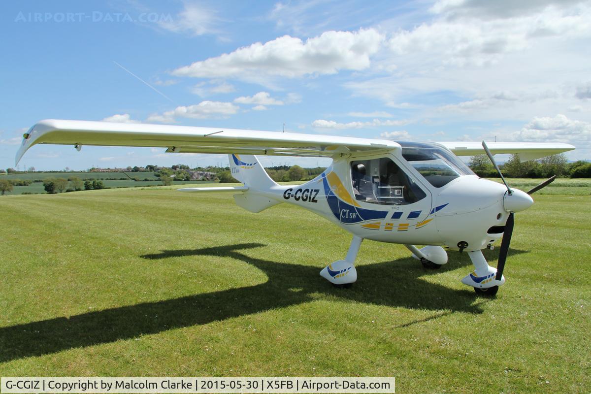 G-CGIZ, 2010 Flight Design CTSW C/N 8512, Flight Design CTSW, Fishburn Airfield, May 30th 2015.