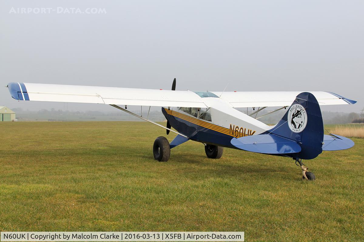 N60UK, 2008 Aviat A-1C-180 Husky C/N 3006, Aviat A-1C-180, Fishburn Airfield, March 13th 2016.