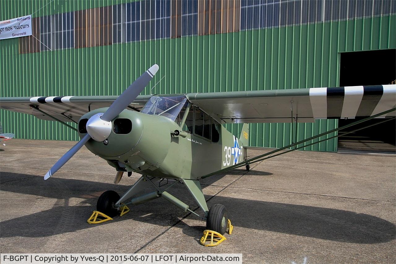 F-BGPT, 1951 Piper PA-18-125 Super Cub C/N 181137, Piper PA-18-125, Static display, Tours-St Symphorien Air Base 705 (LFOT-TUF) Open day 2015