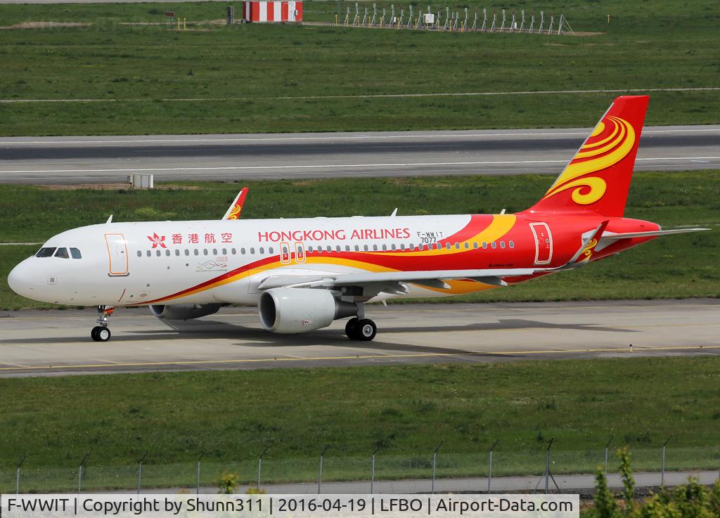 F-WWIT, 2016 Airbus A320-214 C/N 7077, C/n 7077 - To be B-LPQ