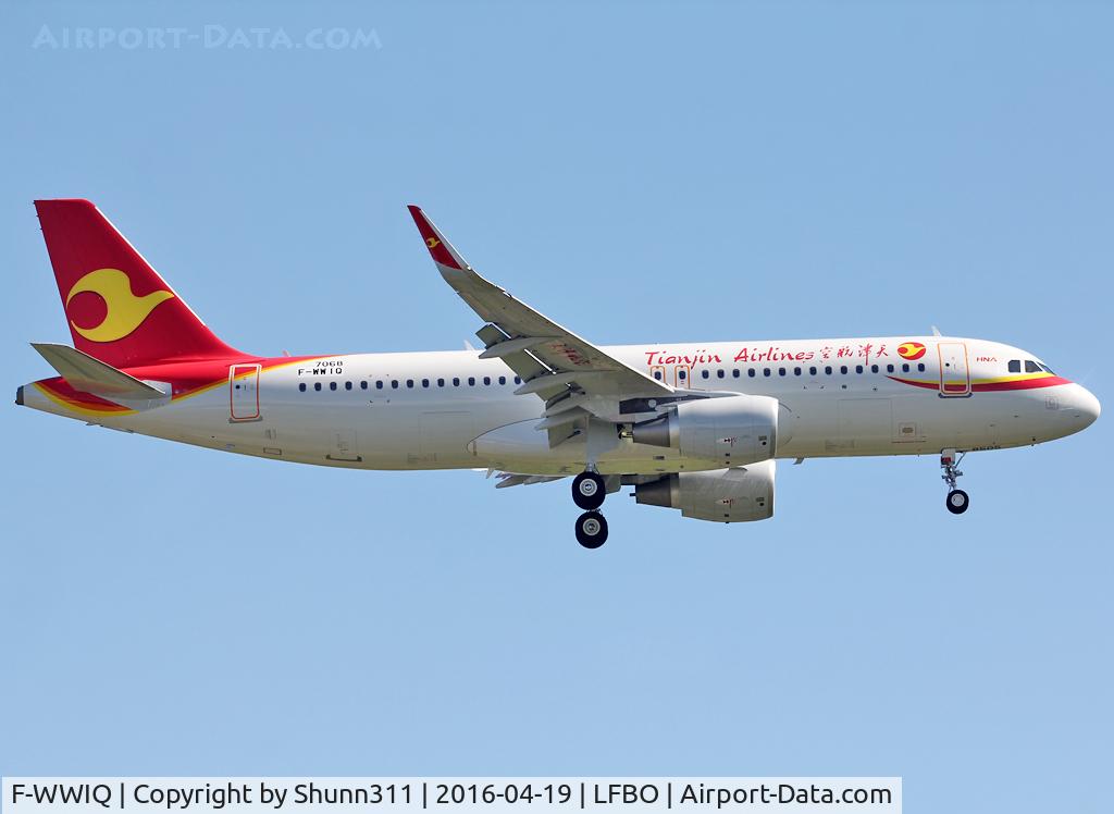 F-WWIQ, 2016 Airbus A320-214 C/N 7068, C/n 7068 - To be B-8505