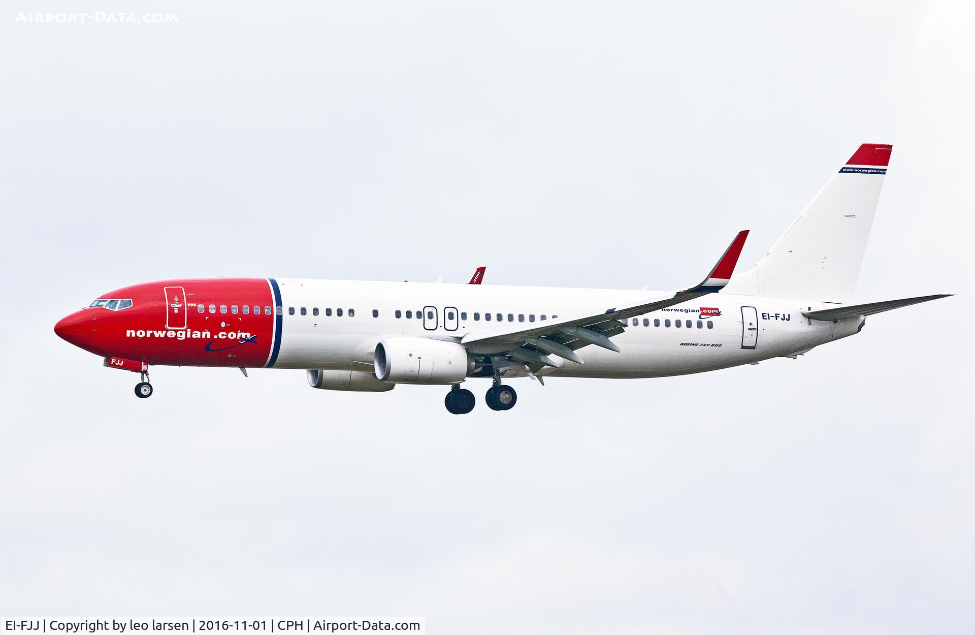 EI-FJJ, 2016 Boeing 737-8JP C/N 41148, Copenhagen 1.11.16