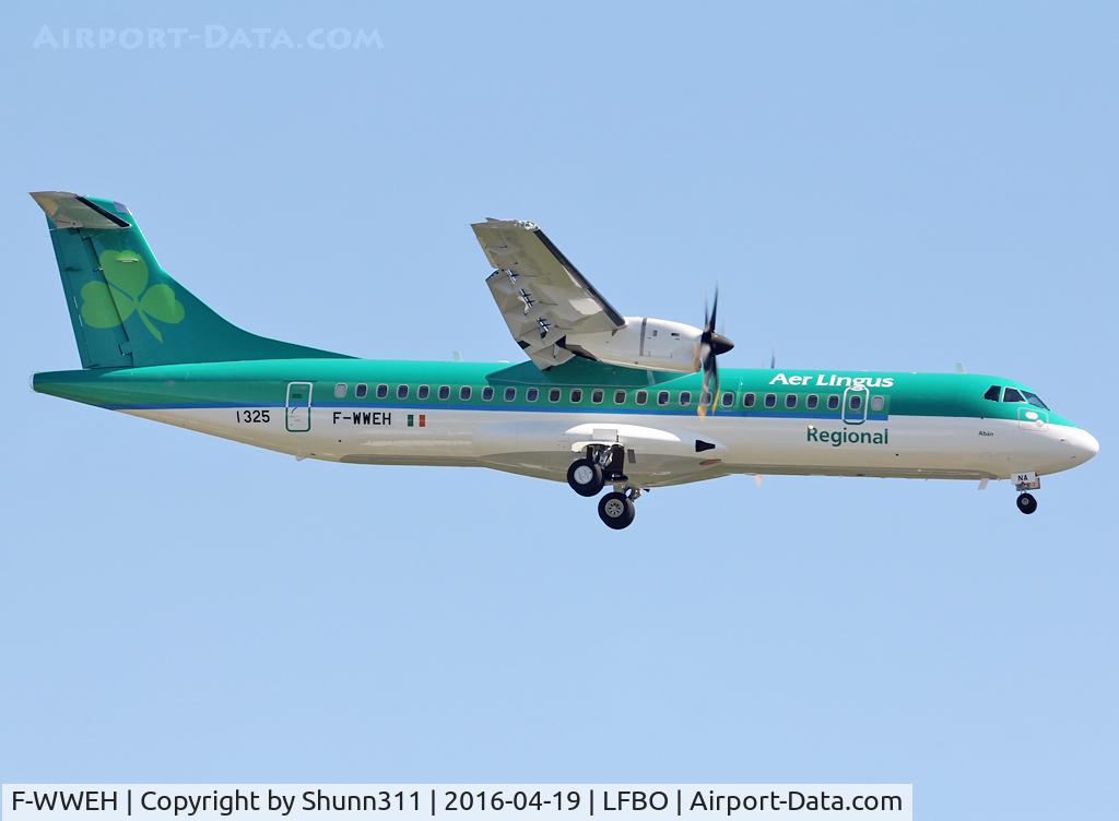 F-WWEH, 2016 ATR 72-600 C/N 1325, C/n 1325 - To be EI-FNA