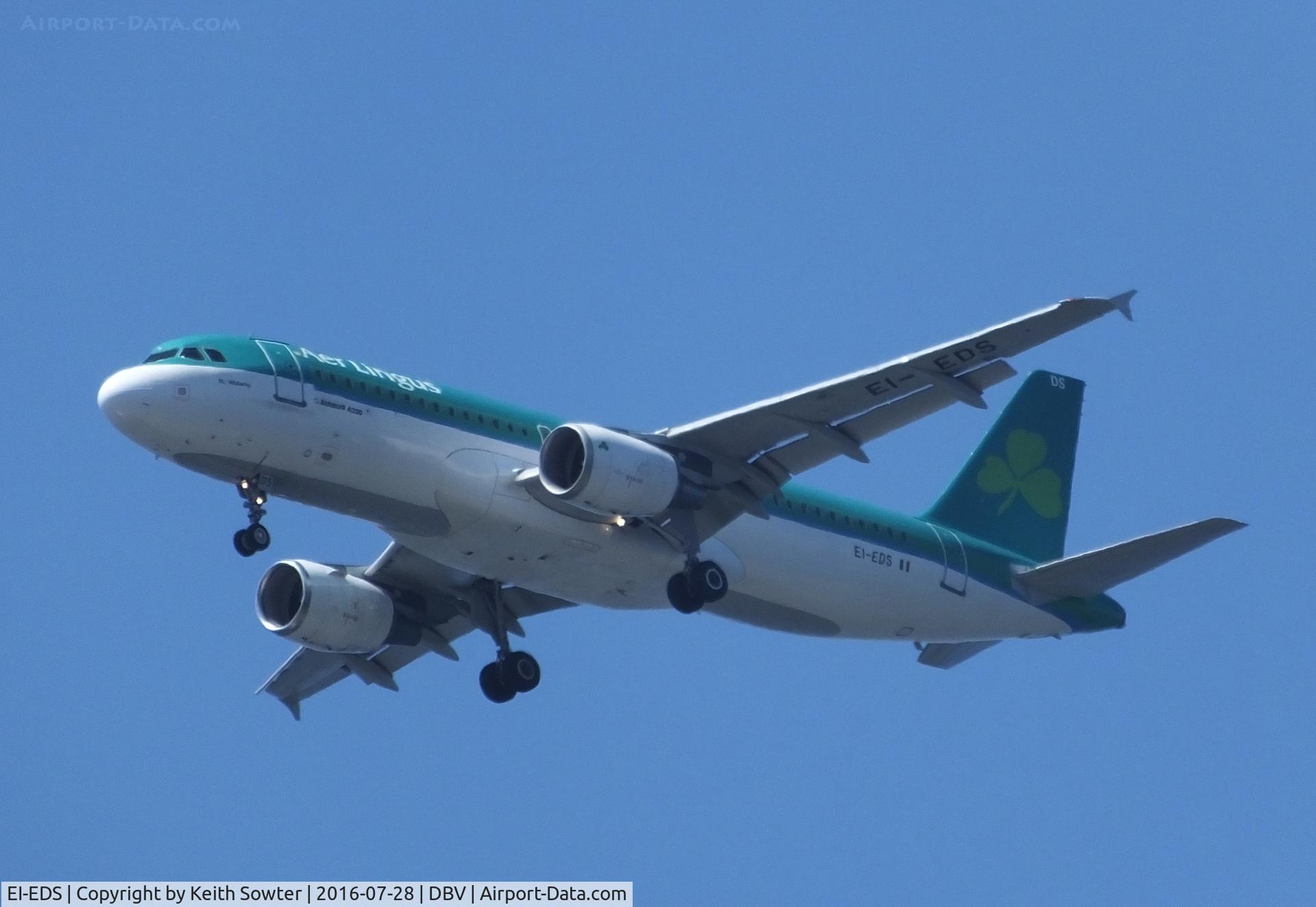 EI-EDS, 2008 Airbus A320-214 C/N 3755, Short finals to Dubrovnik