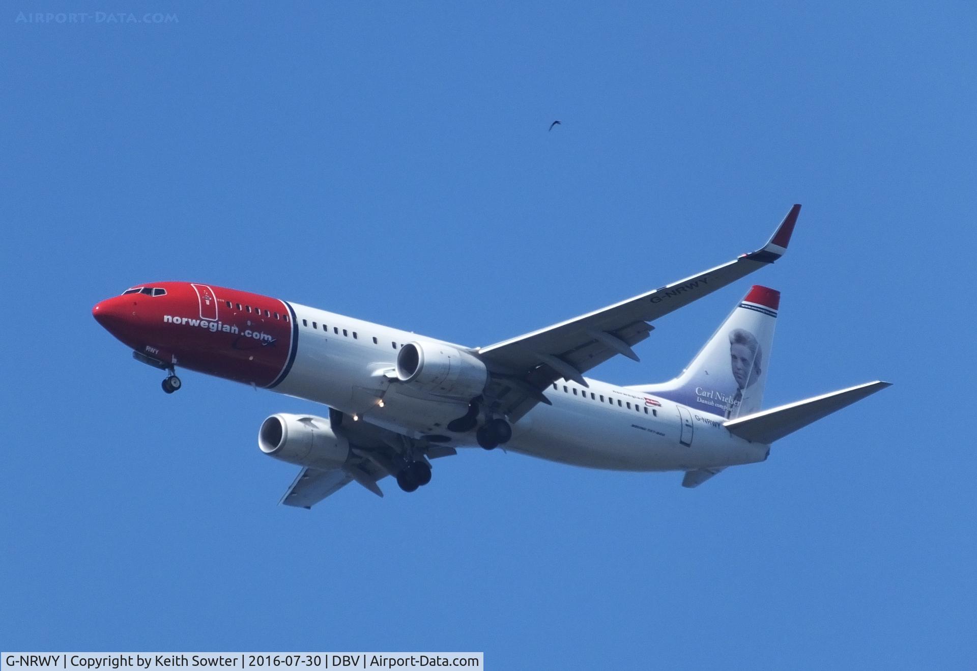 G-NRWY, 2013 Boeing 737-8JP C/N 39024, Short finals to land at Dubrovnik
