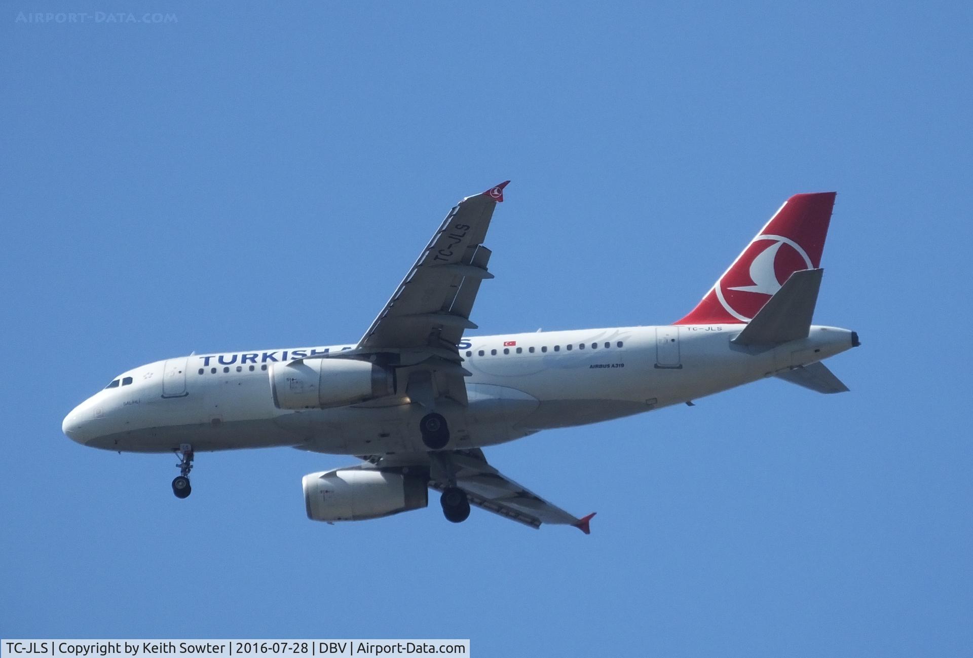 TC-JLS, 2011 Airbus A319-132 C/N 4629, Short finals to land at Dubrovnik
