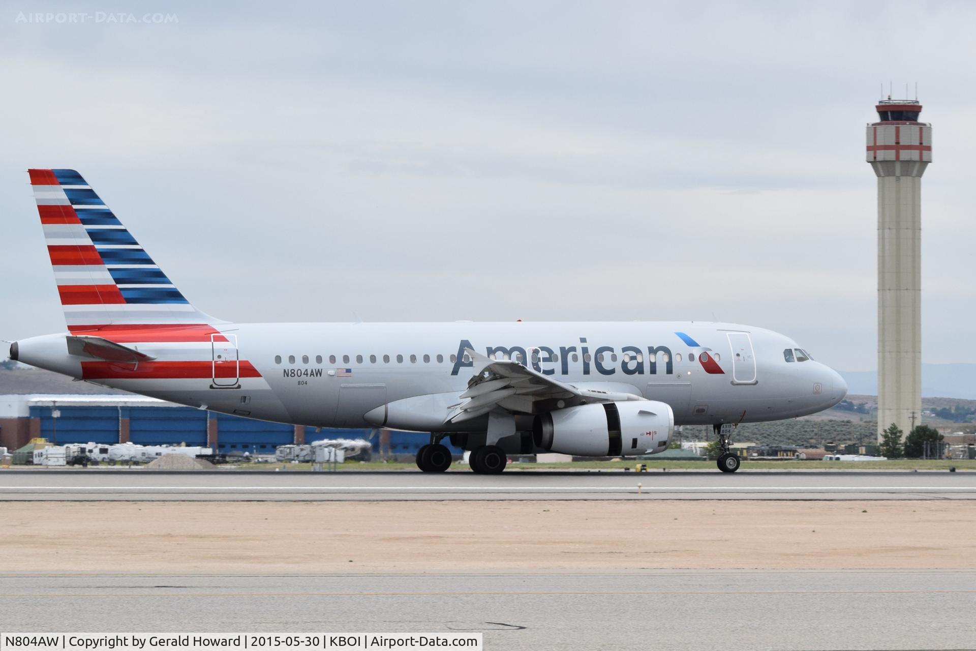 N804AW, 1999 Airbus A319-132 C/N 1043, Landing RWY 28R.