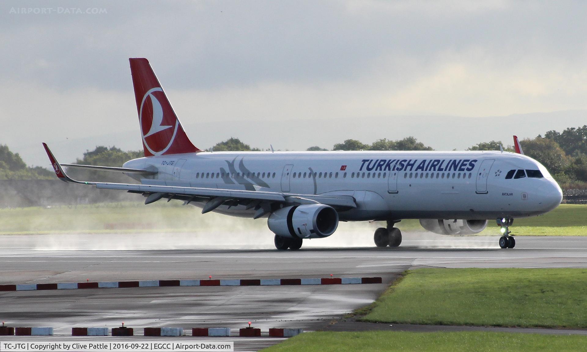 TC-JTG, 2016 Airbus A321-231 C/N 6990, EGCC action - a new addition for airport-data
