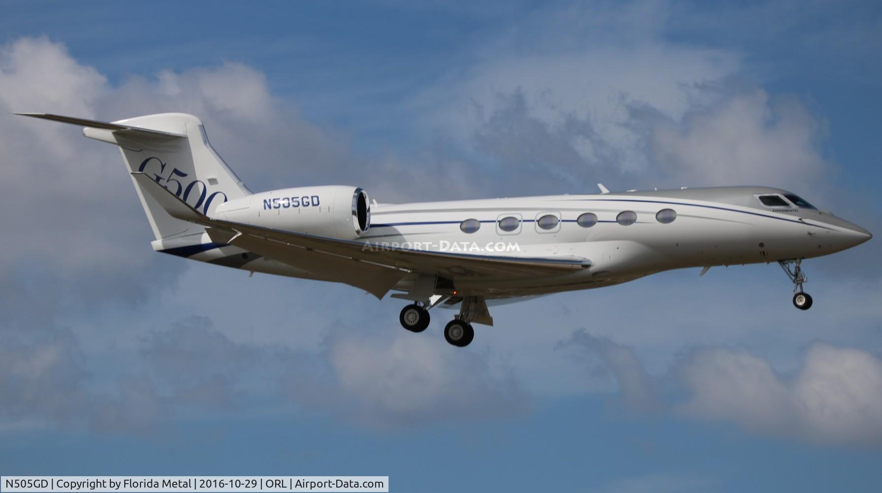 N505GD, 2016 Gulfstream Aerospace GVII-G500 C/N 72005, Gulfstream 500 making it's first appearance at NBAA Orlando