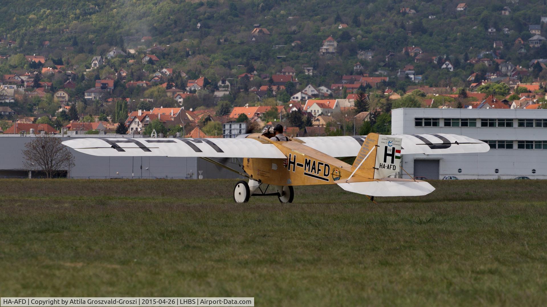 HA-AFD, 2005 Váradi László L-2 Roma replica C/N 001, Budaörs Airport, Hungary. Gold Timer Fundanation airshow