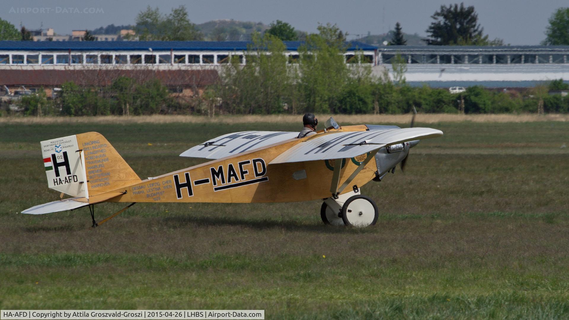 HA-AFD, 2005 Váradi László L-2 Roma replica C/N 001, Budaörs Airport, Hungary. Gold Timer Fundanation airshow