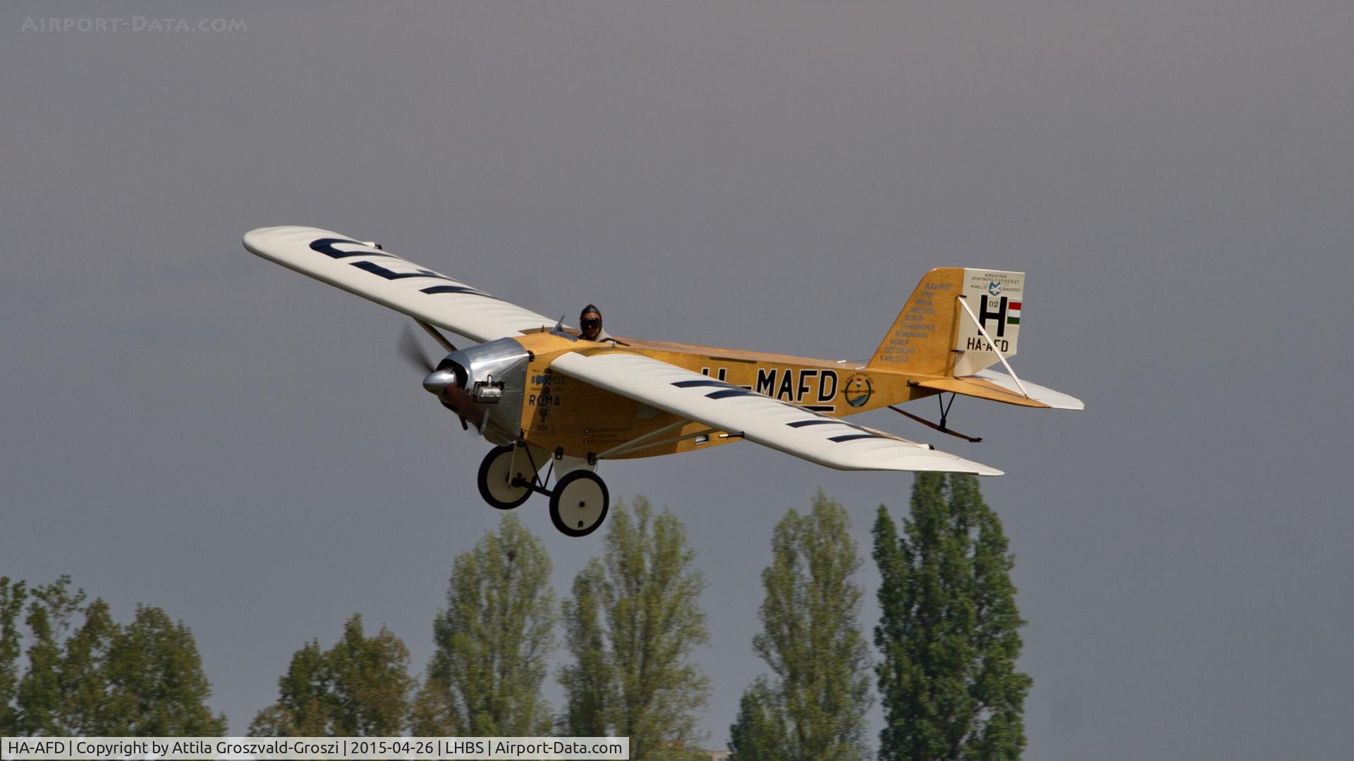 HA-AFD, 2005 Váradi László L-2 Roma replica C/N 001, Budaörs Airport, Hungary. Gold Timer Fundanation airshow