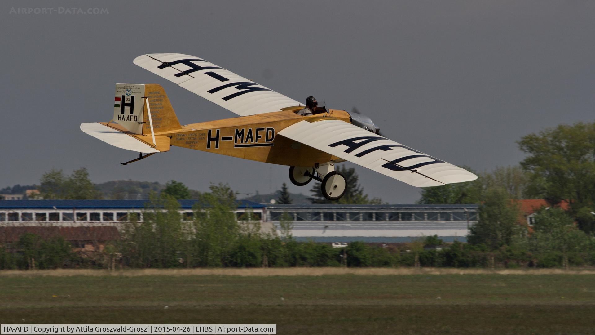 HA-AFD, 2005 Váradi László L-2 Roma replica C/N 001, Budaörs Airport, Hungary. Gold Timer Fundanation airshow