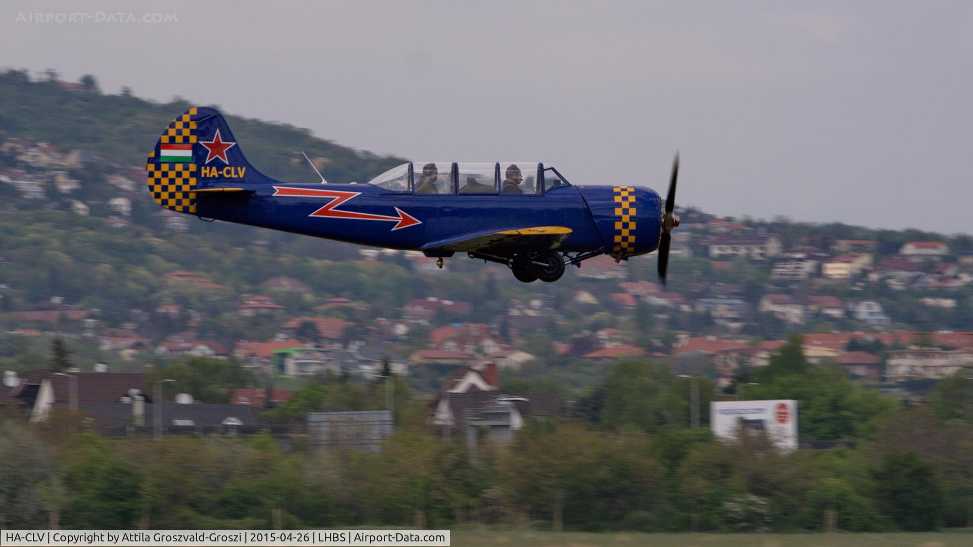HA-CLV, 1985 Bacau Yak-52 C/N 855503, Budaörs Airport, Hungary. Gold Timer Fundanation airshow