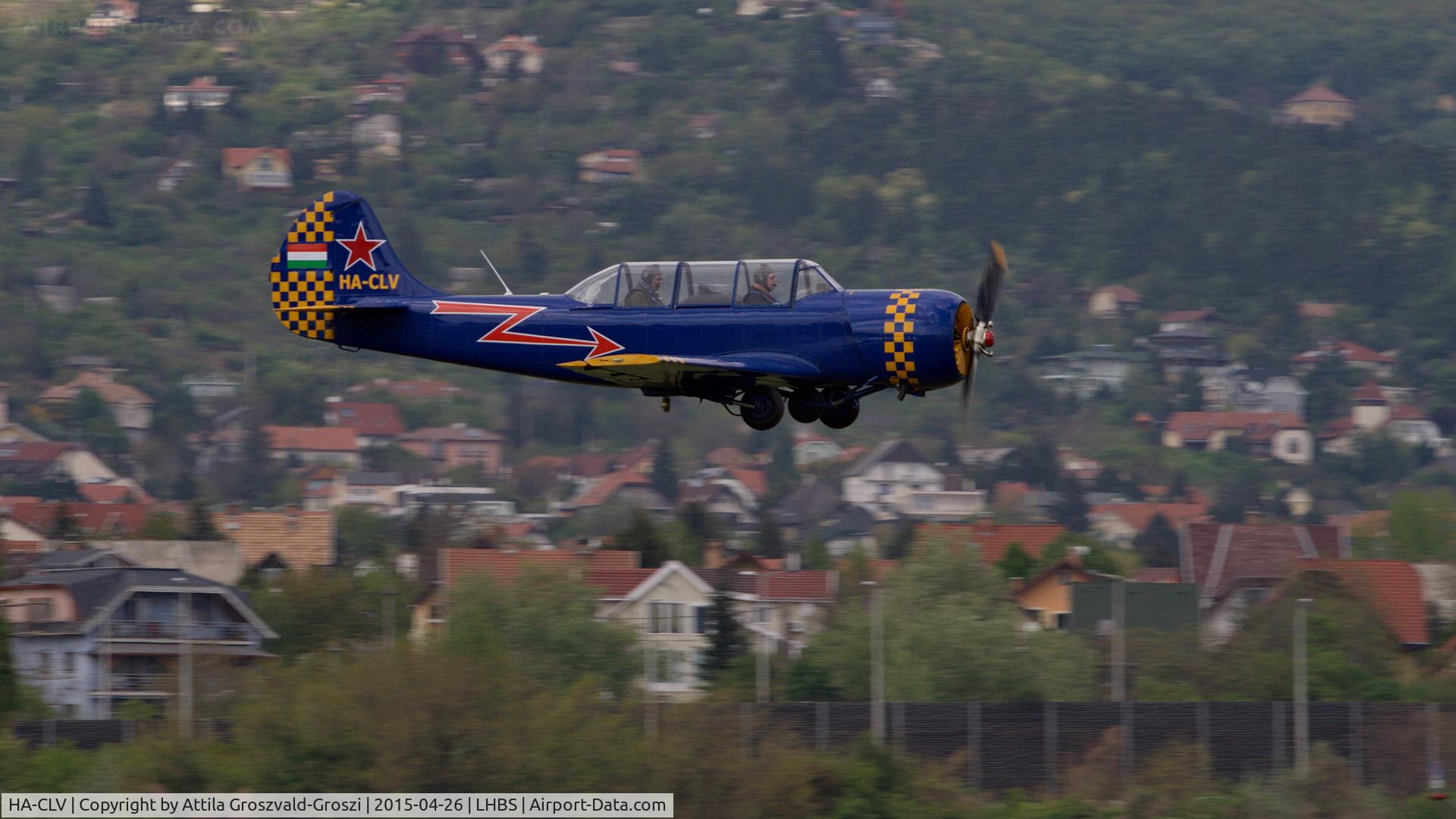 HA-CLV, 1985 Bacau Yak-52 C/N 855503, Budaörs Airport, Hungary. Gold Timer Fundanation airshow