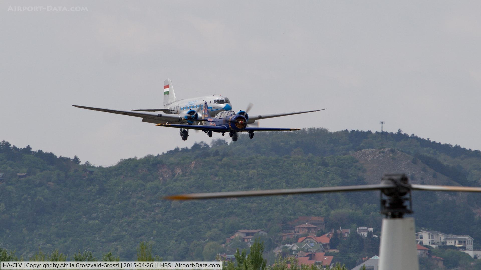HA-CLV, 1985 Bacau Yak-52 C/N 855503, Budaörs Airport, Hungary. Gold Timer Fundanation airshow