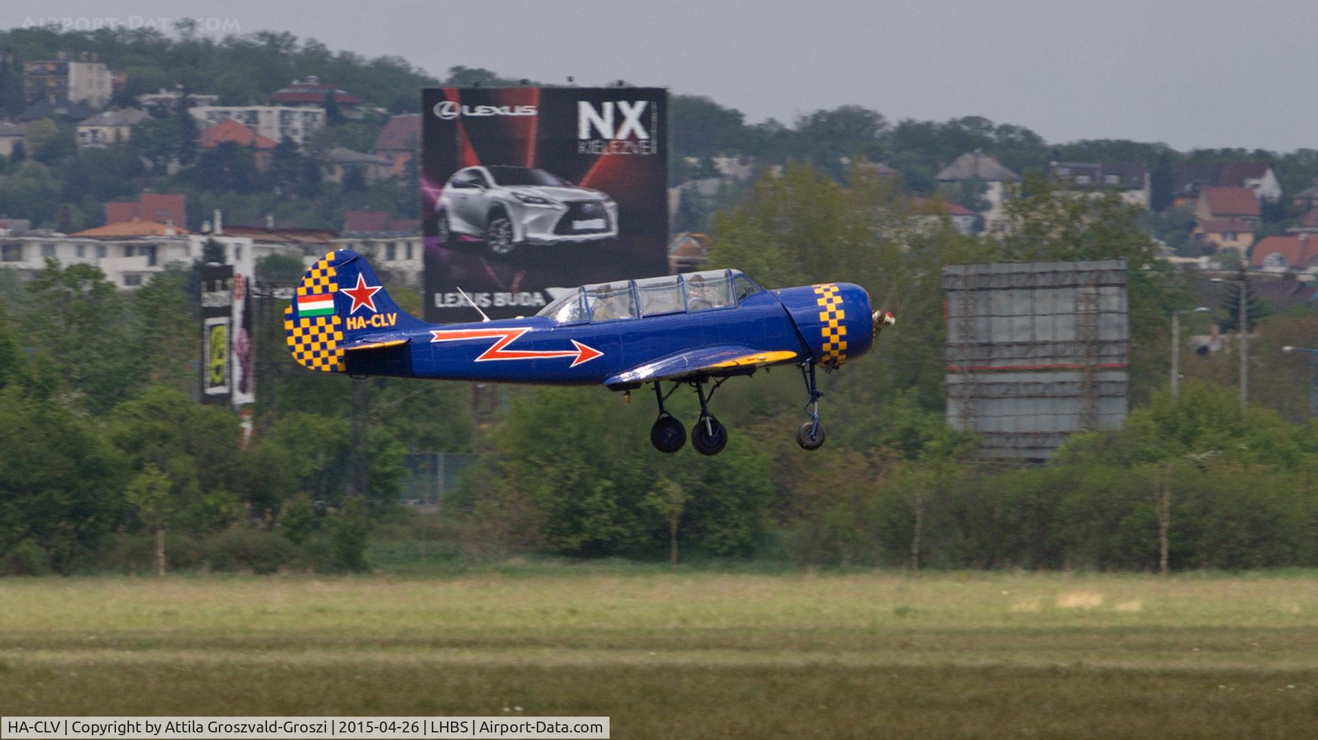 HA-CLV, 1985 Bacau Yak-52 C/N 855503, Budaörs Airport, Hungary. Gold Timer Fundanation airshow
