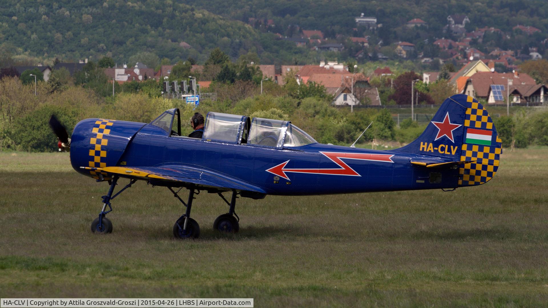 HA-CLV, 1985 Bacau Yak-52 C/N 855503, Budaörs Airport, Hungary. Gold Timer Fundanation airshow