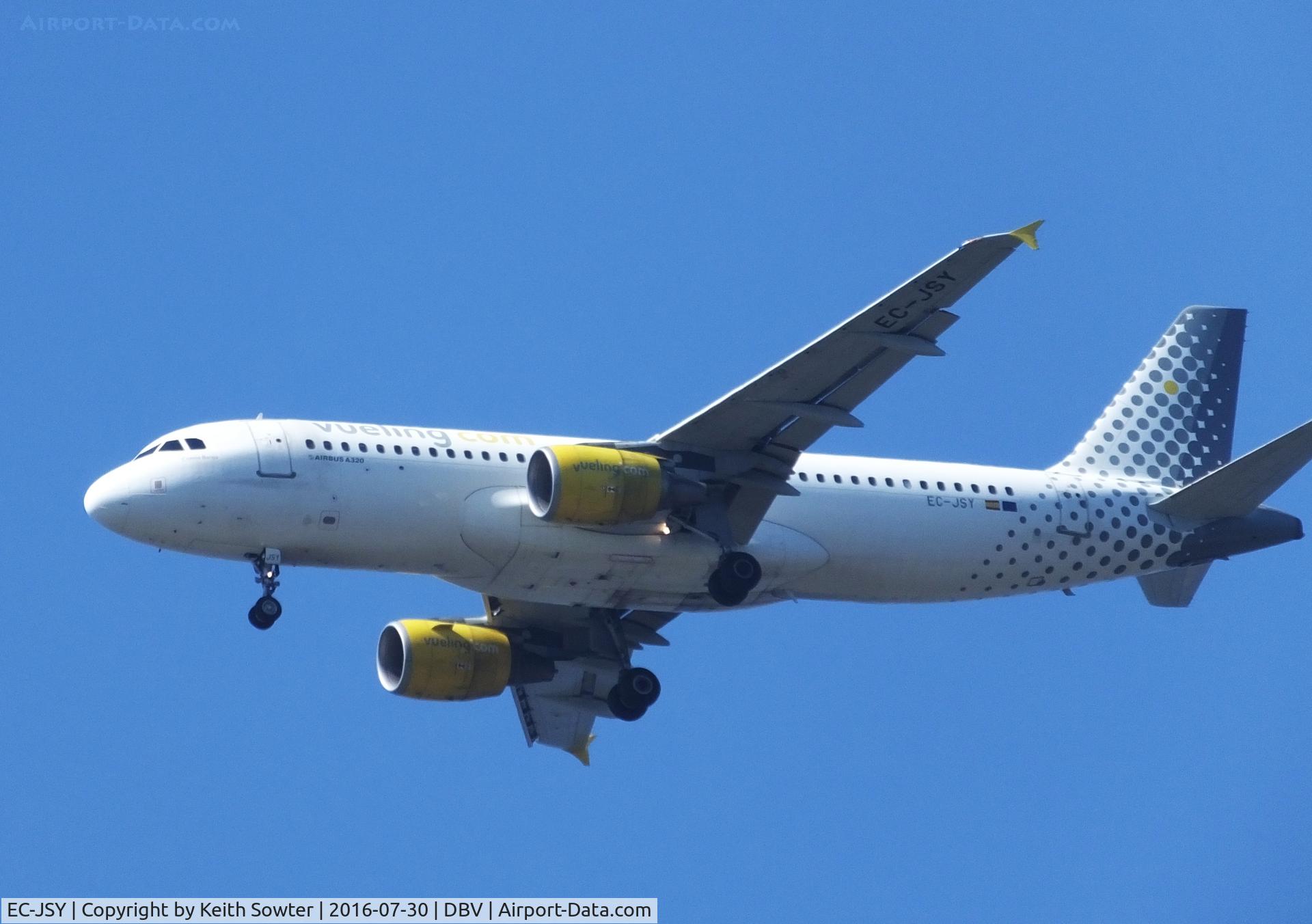 EC-JSY, 2006 Airbus A320-214 C/N 2785, short finals at Dubrovnik