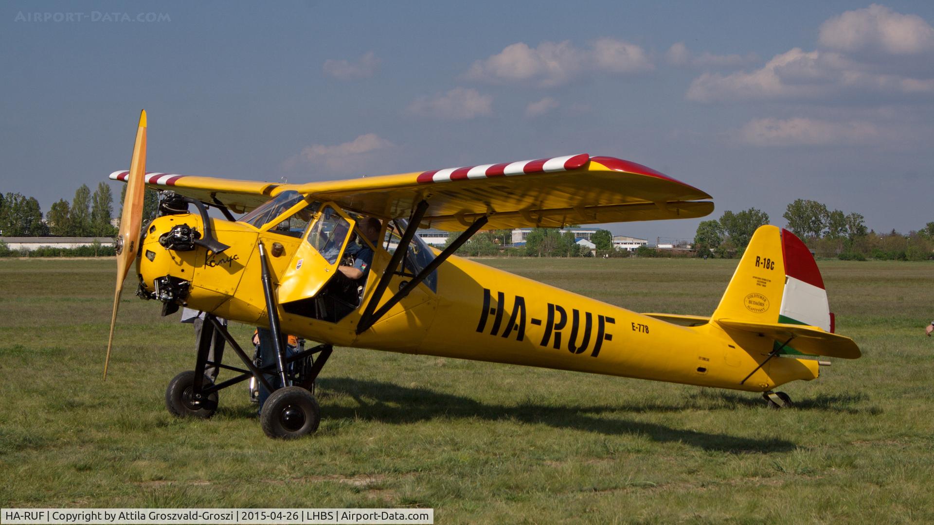 HA-RUF, 1954 Rubik R-18c/1 Kánya C/N E-778, Budaörs Airport, Hungary. Gold Timer Fundanation airshow