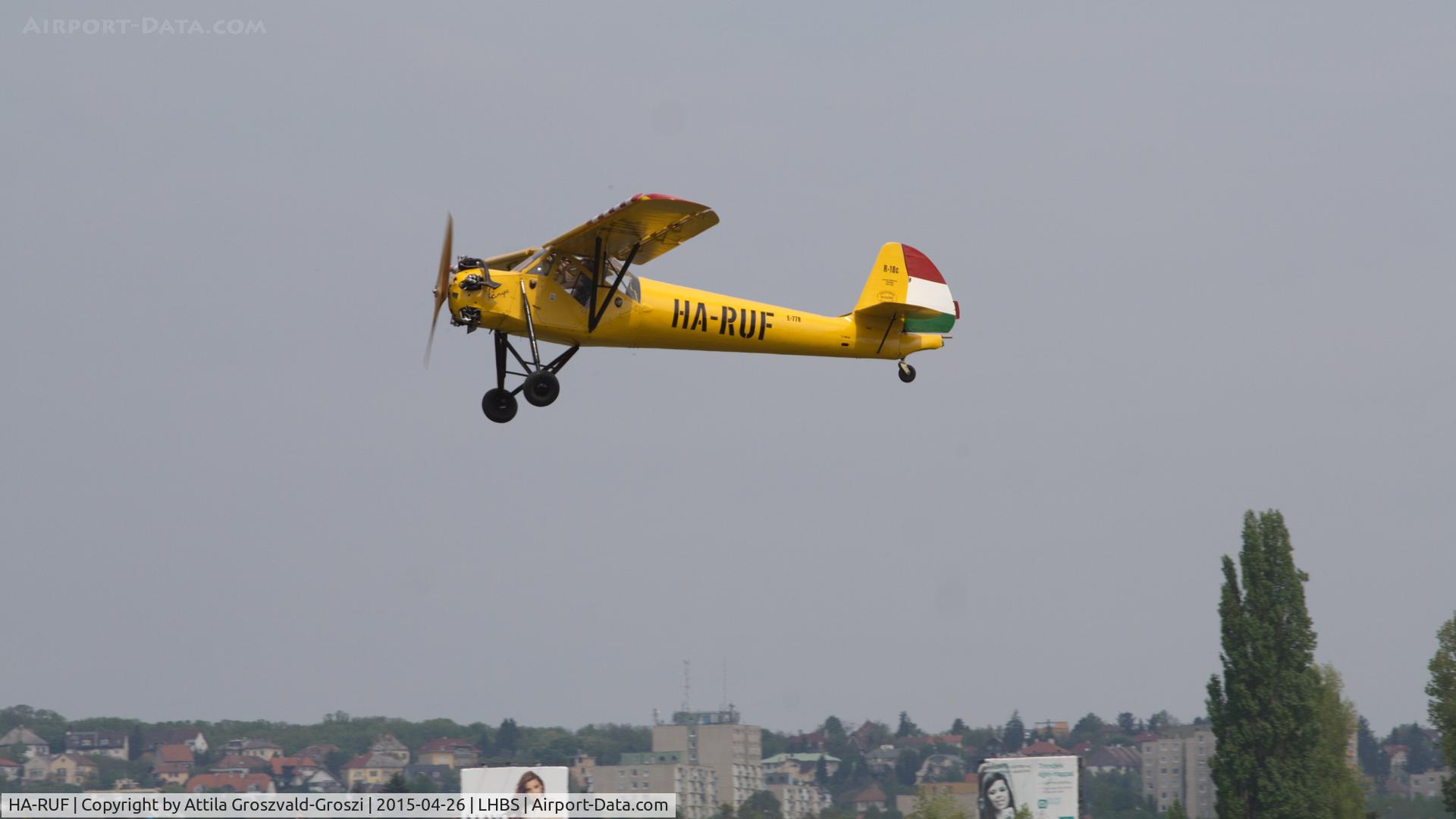HA-RUF, 1954 Rubik R-18c/1 Kánya C/N E-778, Budaörs Airport, Hungary. Gold Timer Fundanation airshow