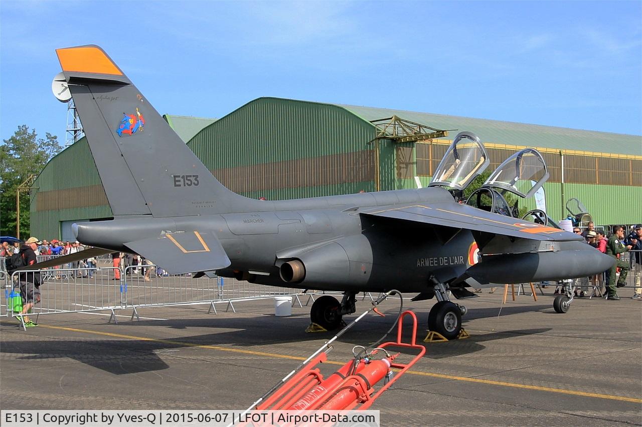 E153, Dassault-Dornier Alpha Jet E C/N E153, Dassault-Dornier Alpha Jet E, Static display, Tours-St Symphorien Air Base 705 (LFOT-TUF) Open day 2015