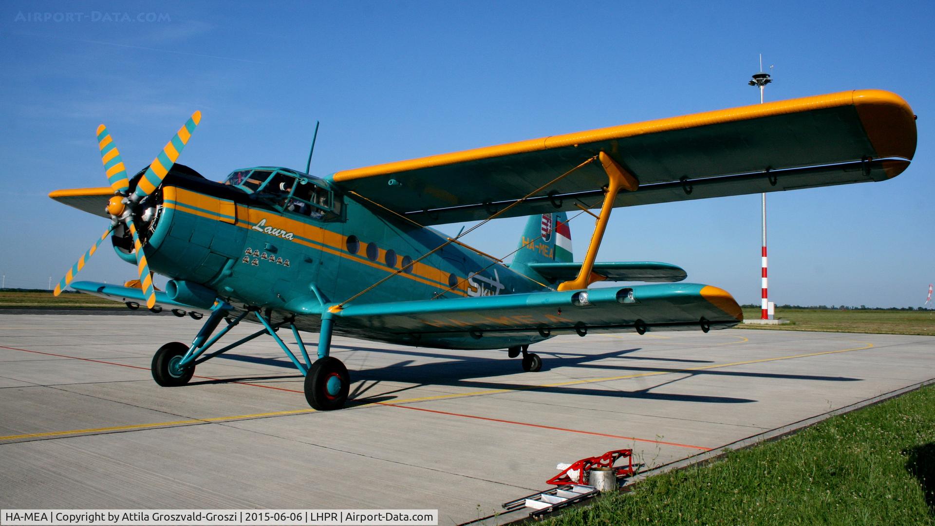 HA-MEA, 1979 PZL-Mielec An-2R C/N 1G186-07, Györ-Pér Airport, Hungary