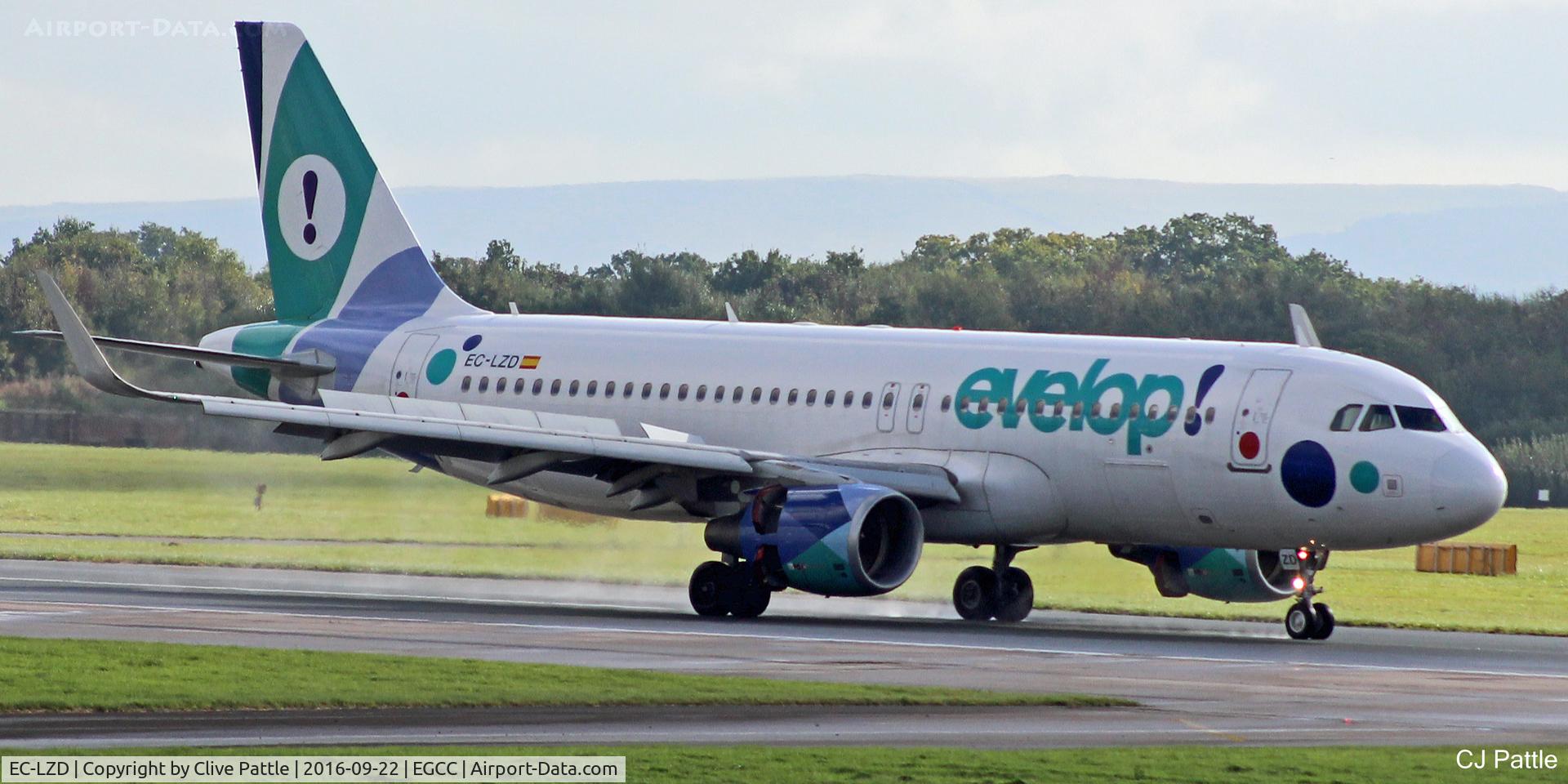EC-LZD, 2013 Airbus A320-214 C/N 5642, EGCC action