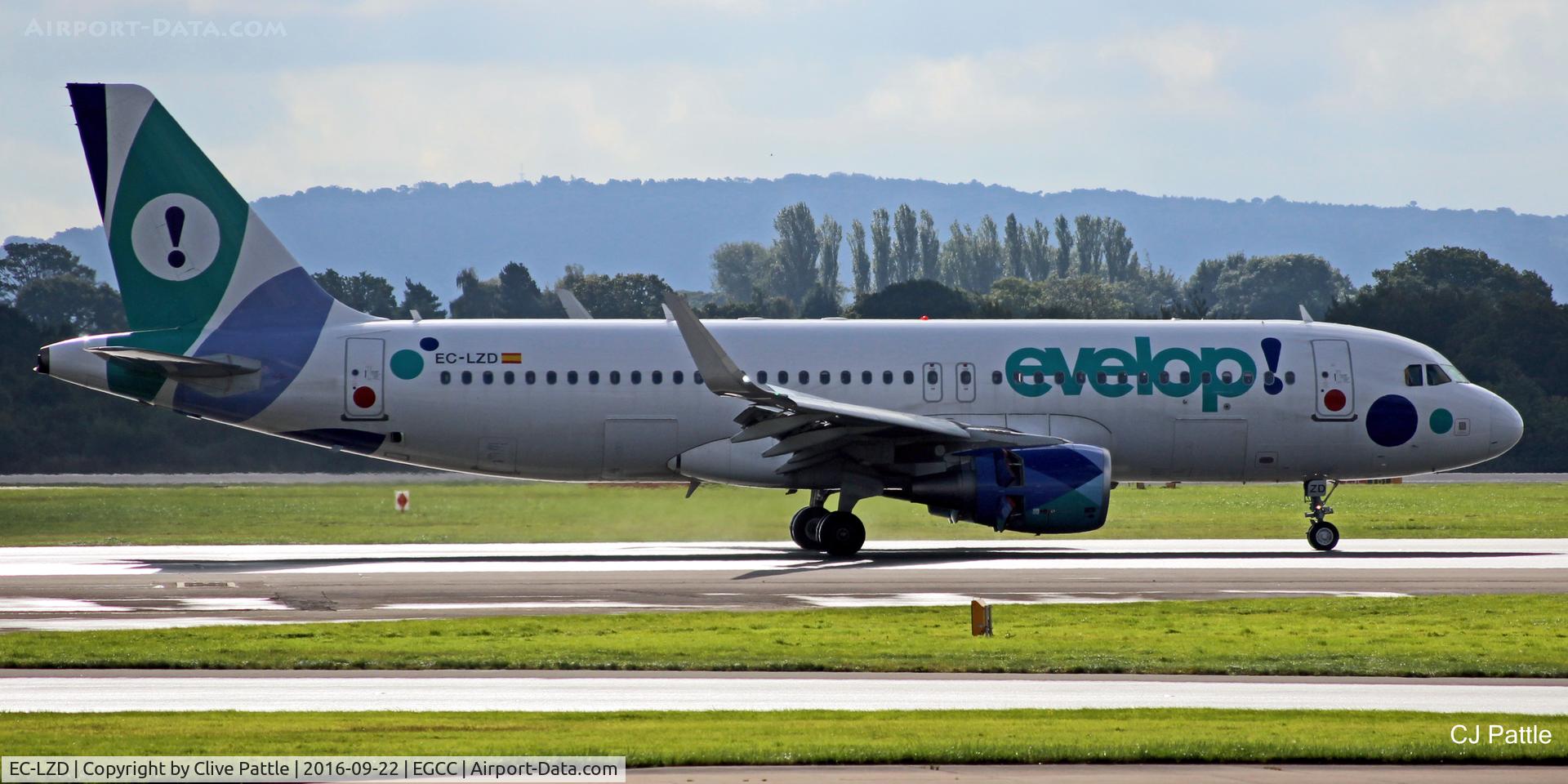 EC-LZD, 2013 Airbus A320-214 C/N 5642, Manchester EGCC action
