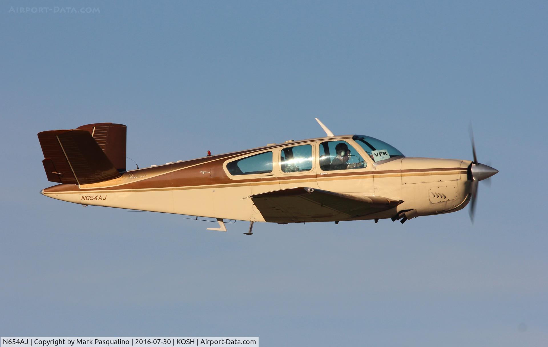 N654AJ, 1964 Beech S35 Bonanza C/N D-7474, Beech S35