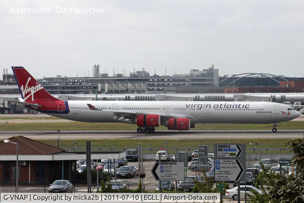 G-VNAP, 2005 Airbus A340-642 C/N 622, Taxiing