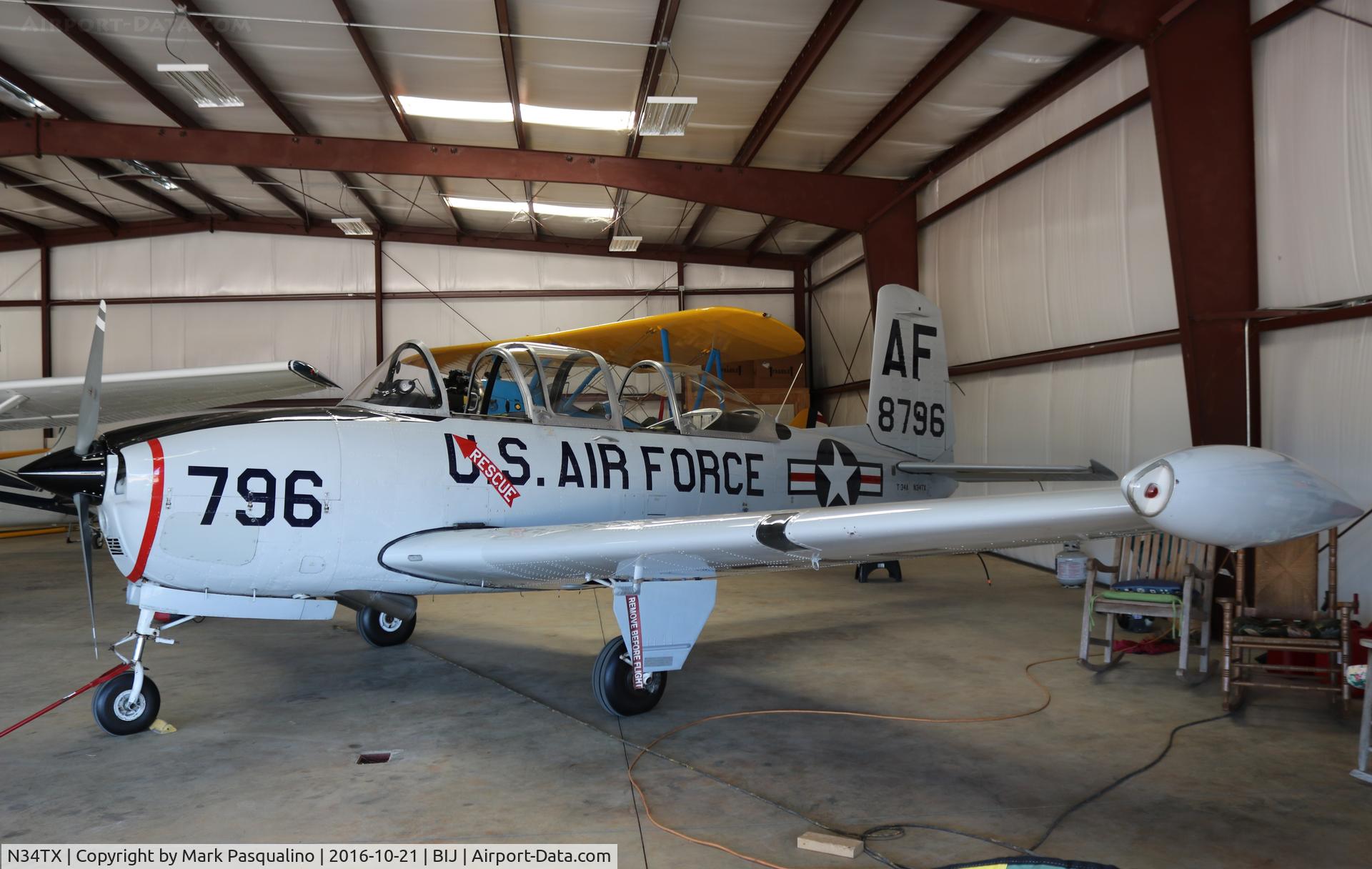 N34TX, Beech A45 C/N G-796, Beech T-34A