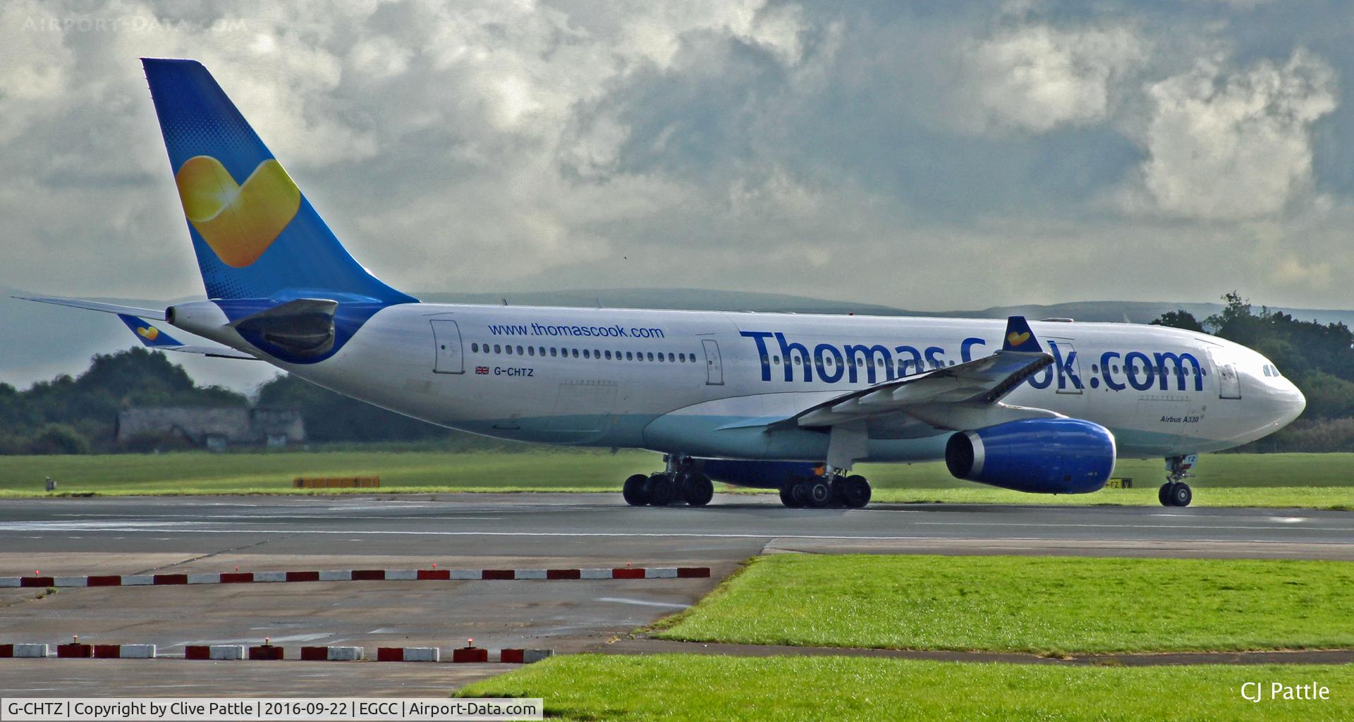 G-CHTZ, 2001 Airbus A330-243 C/N 398, Manchester taxy for departure