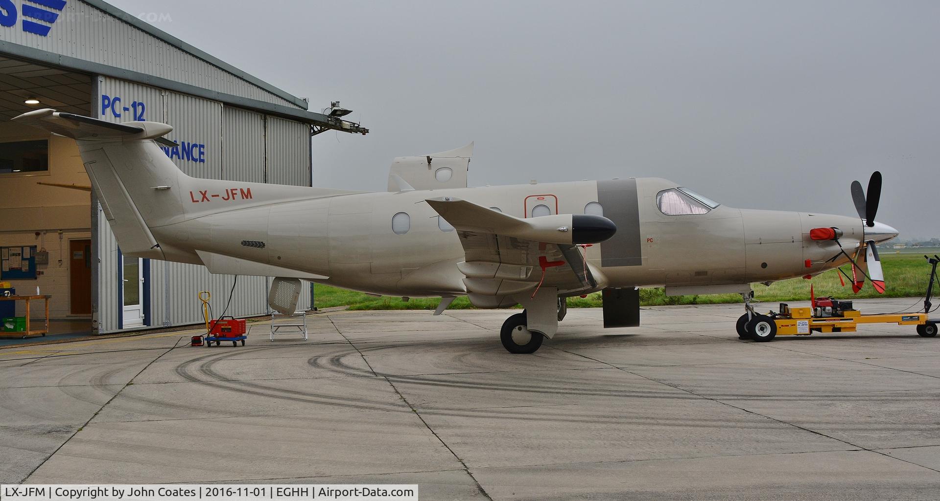 LX-JFM, 2007 Pilatus PC-12/47 C/N 812, At Pilatus Centre