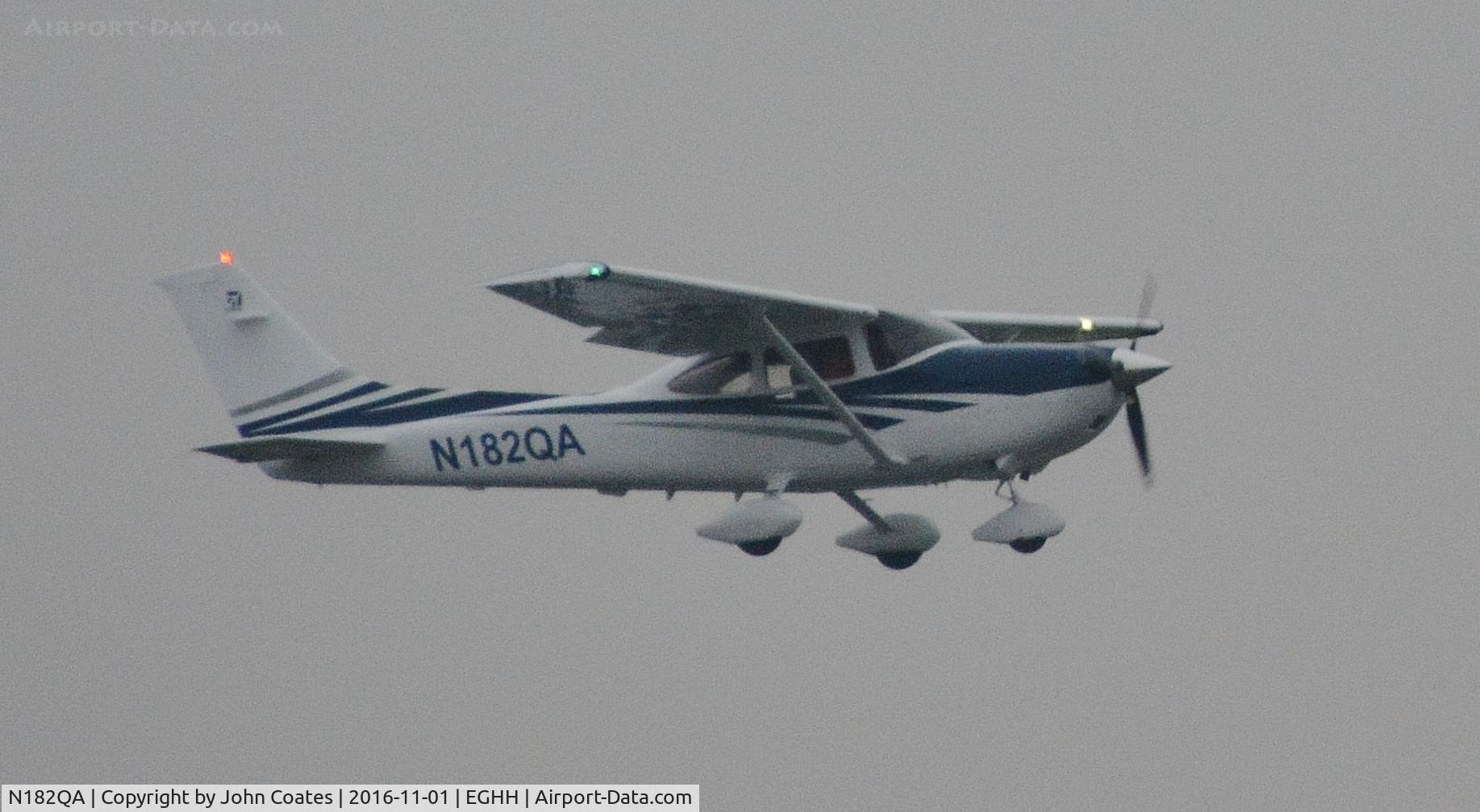 N182QA, 2006 Cessna T182T Turbo Skylane C/N T18208605, Departing in mist