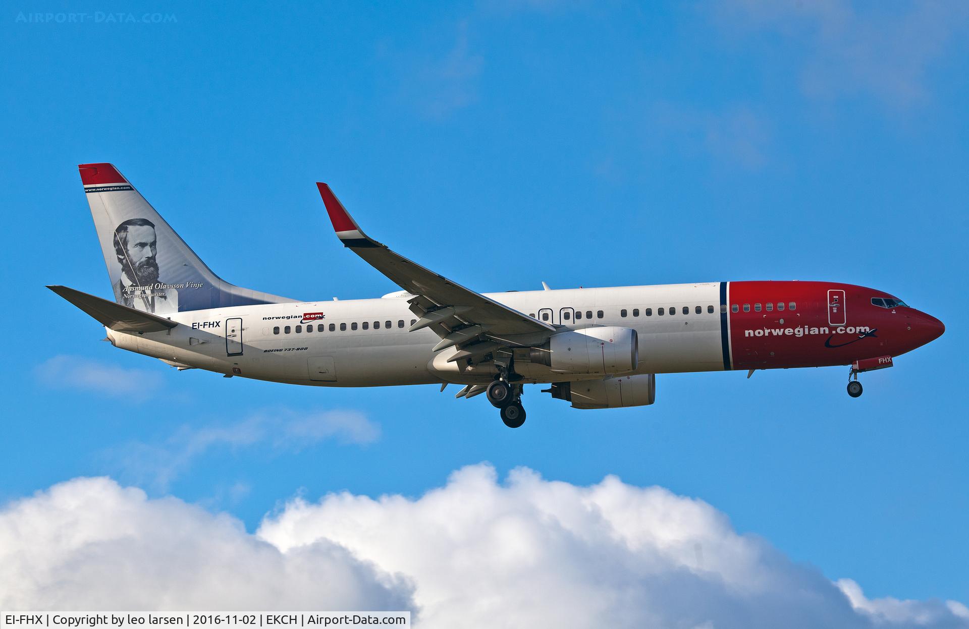 EI-FHX, 2010 Boeing 737-8JP C/N 40866, Copenhagen 2.11.16  