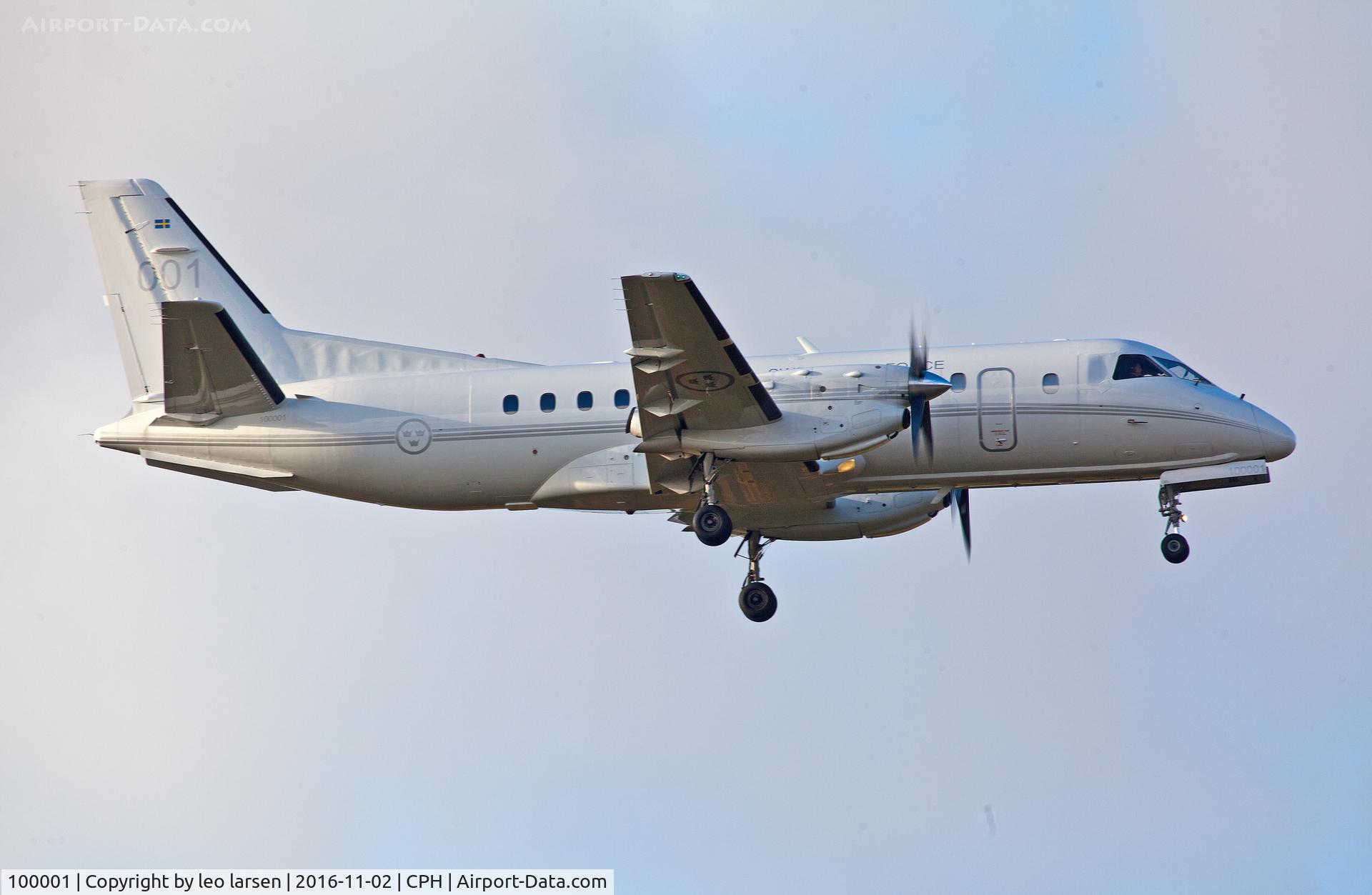 100001, 1989 Saab Tp100 (340B) C/N 340B-170, Copenhagen 2.11.16