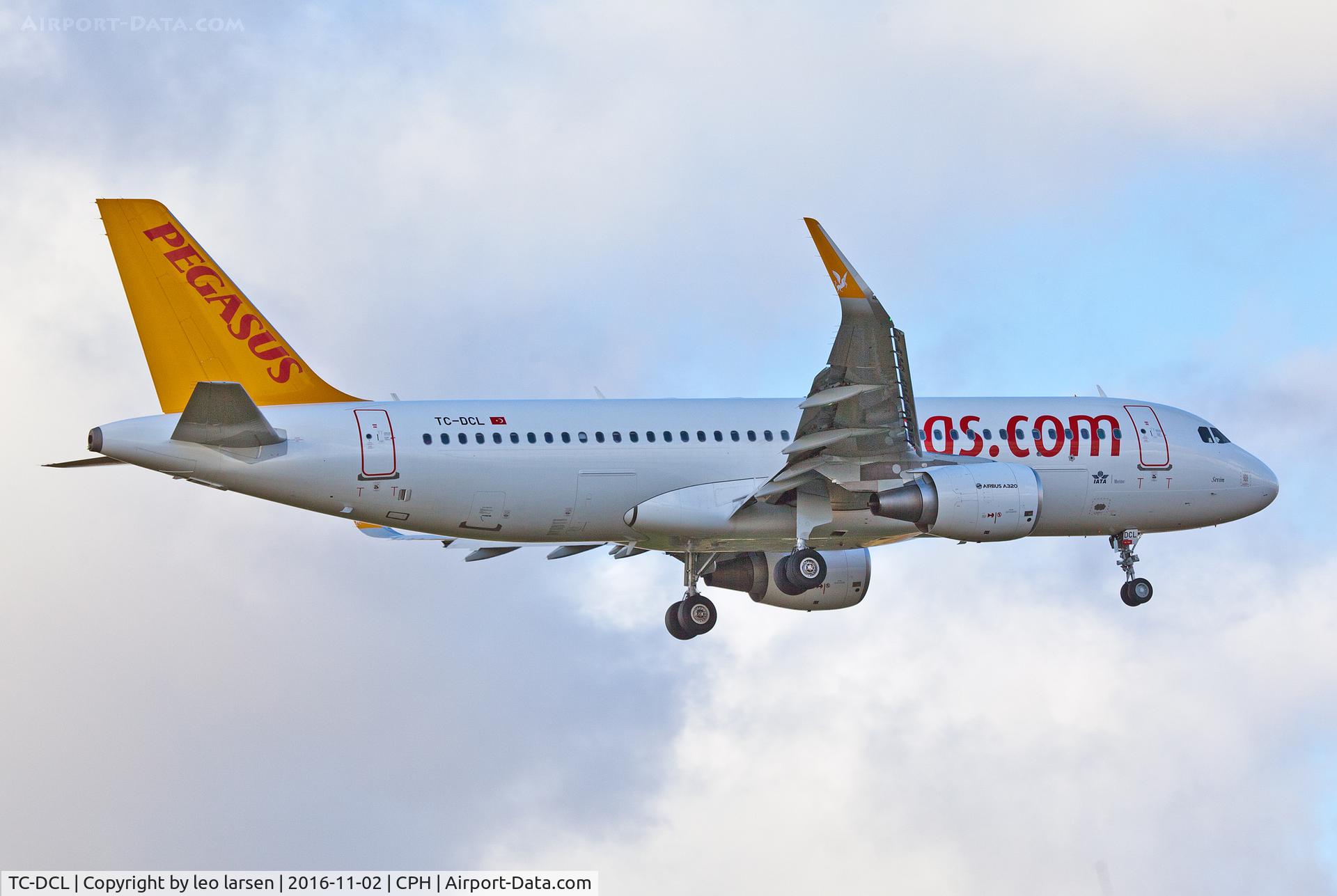 TC-DCL, 2016 Airbus A320-214 C/N 7145, Copenhagen 2.11.16