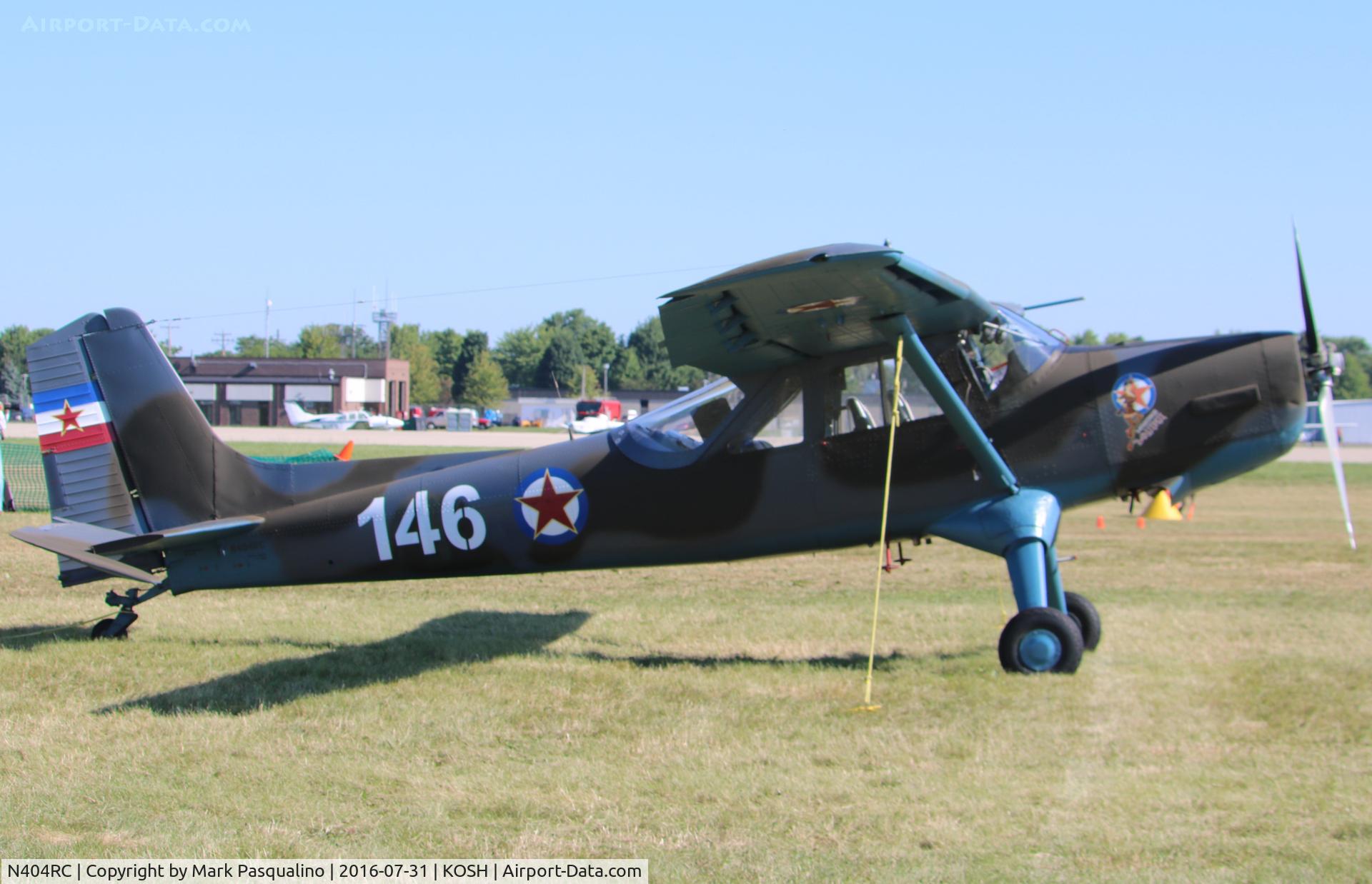 N404RC, 1973 Utva UTVA-66 (V-51) C/N 0855, UTVA-66