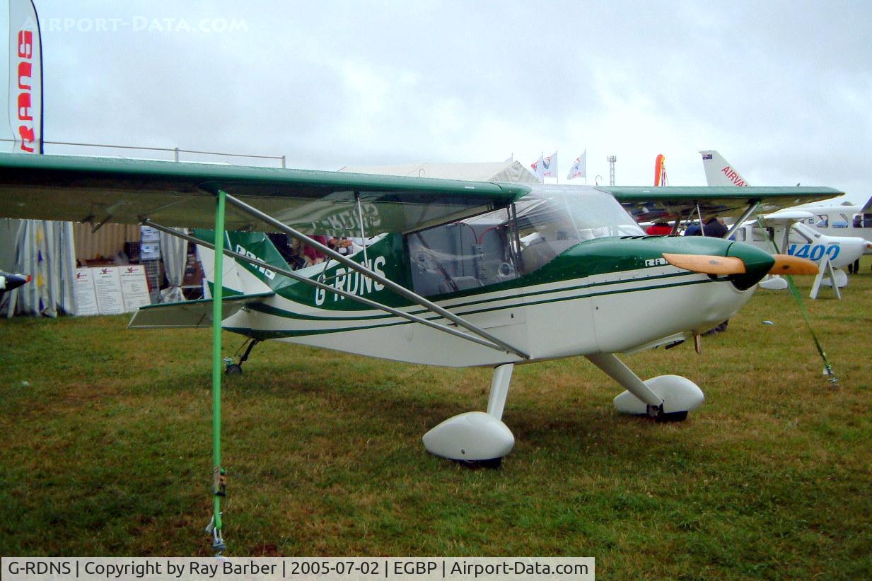 G-RDNS, 2004 Rans S-6S-116 Super Six C/N PFA 204-14307, Rans S.6S-116 Super Six Coyote II [PFA 204-14307] Kemble~G 02/07/2005
