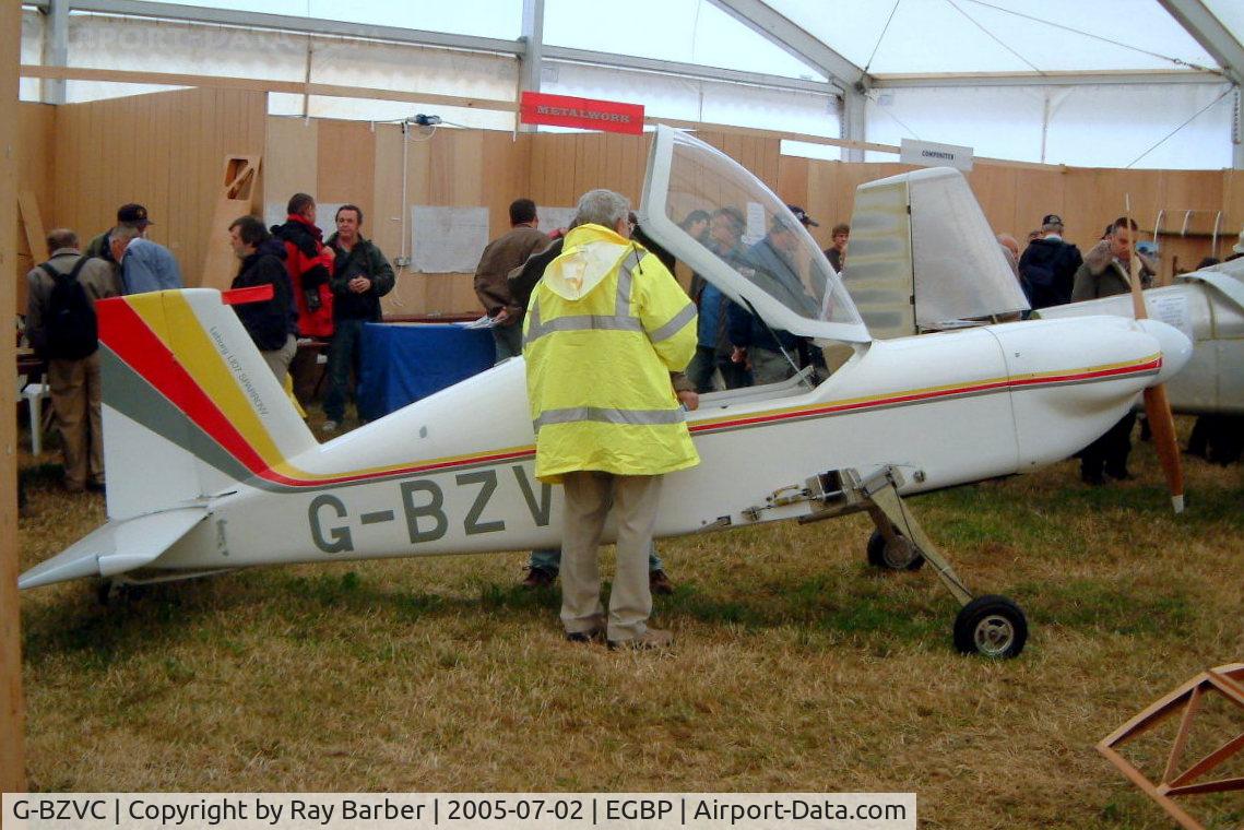 G-BZVC, 2006 Mickleburgh L107 Sparrow C/N PFA 256-12549, G-BZVC   Mickleburgh L107 Sparrow [PFA 256-12549] Kemble~G 02/07/2005 .  Under construction note extra wheel struts not yet applied. Written off in 2009