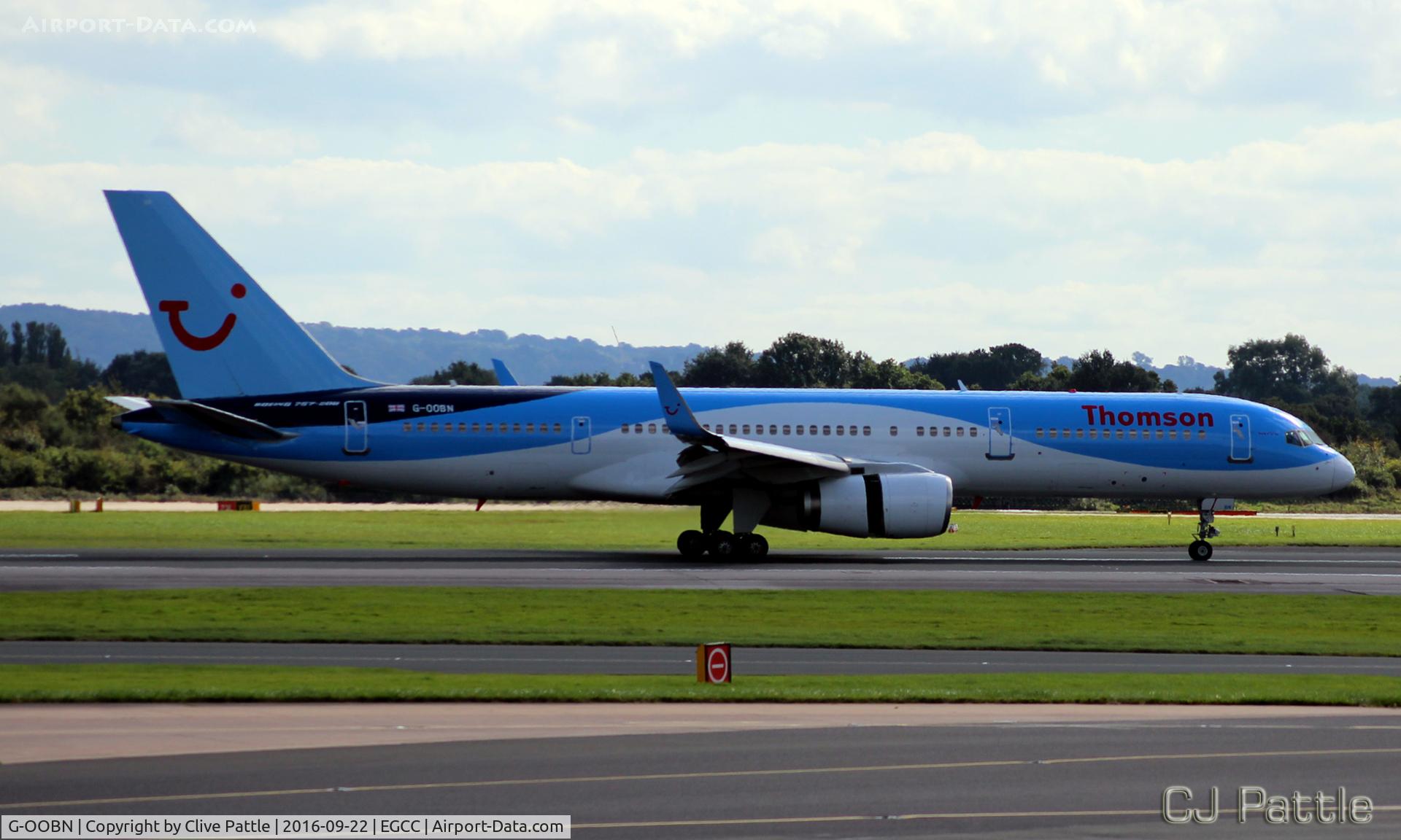 G-OOBN, 2000 Boeing 757-2G5 C/N 29379, EGCC arrival