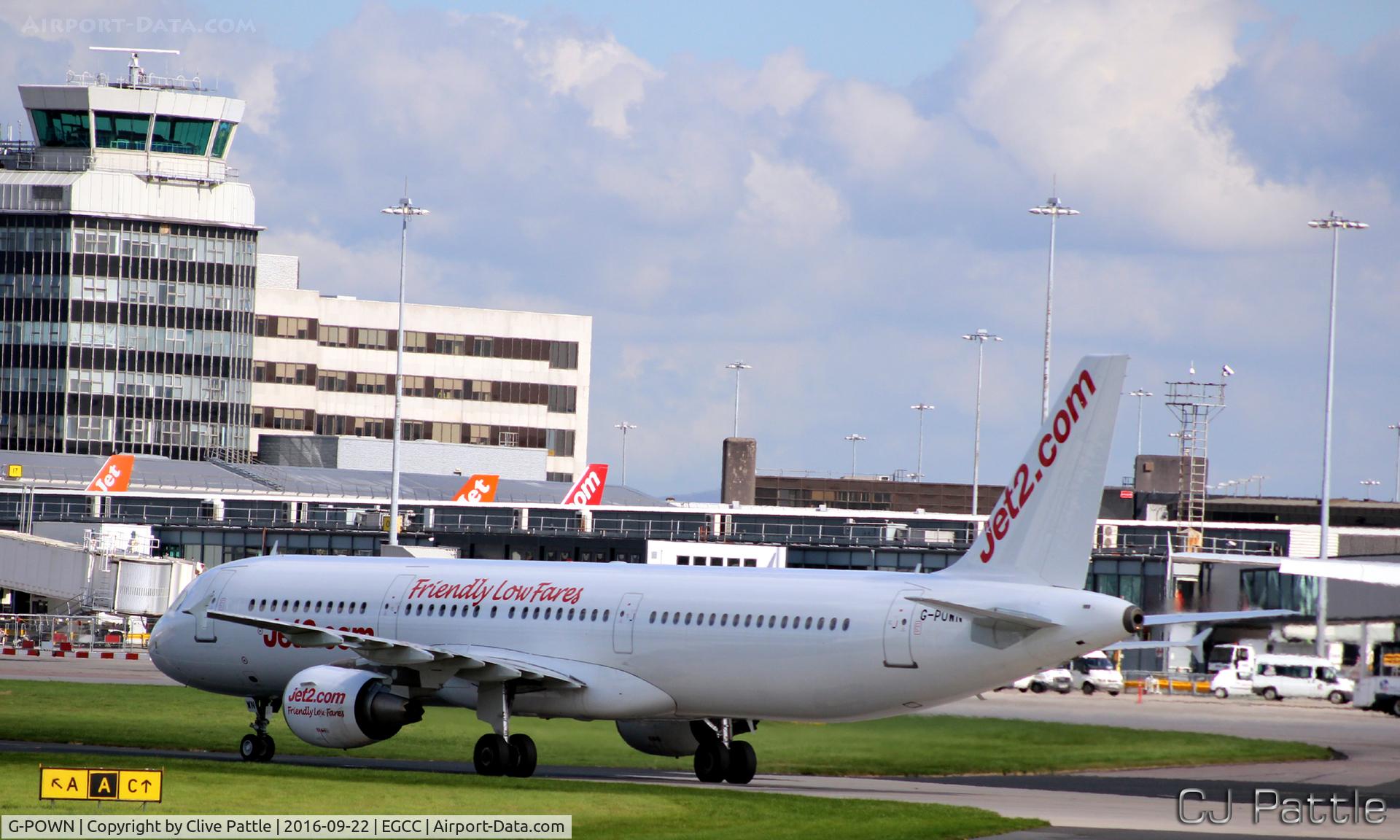 G-POWN, 2009 Airbus A321-211 C/N 3830, At EGCC
