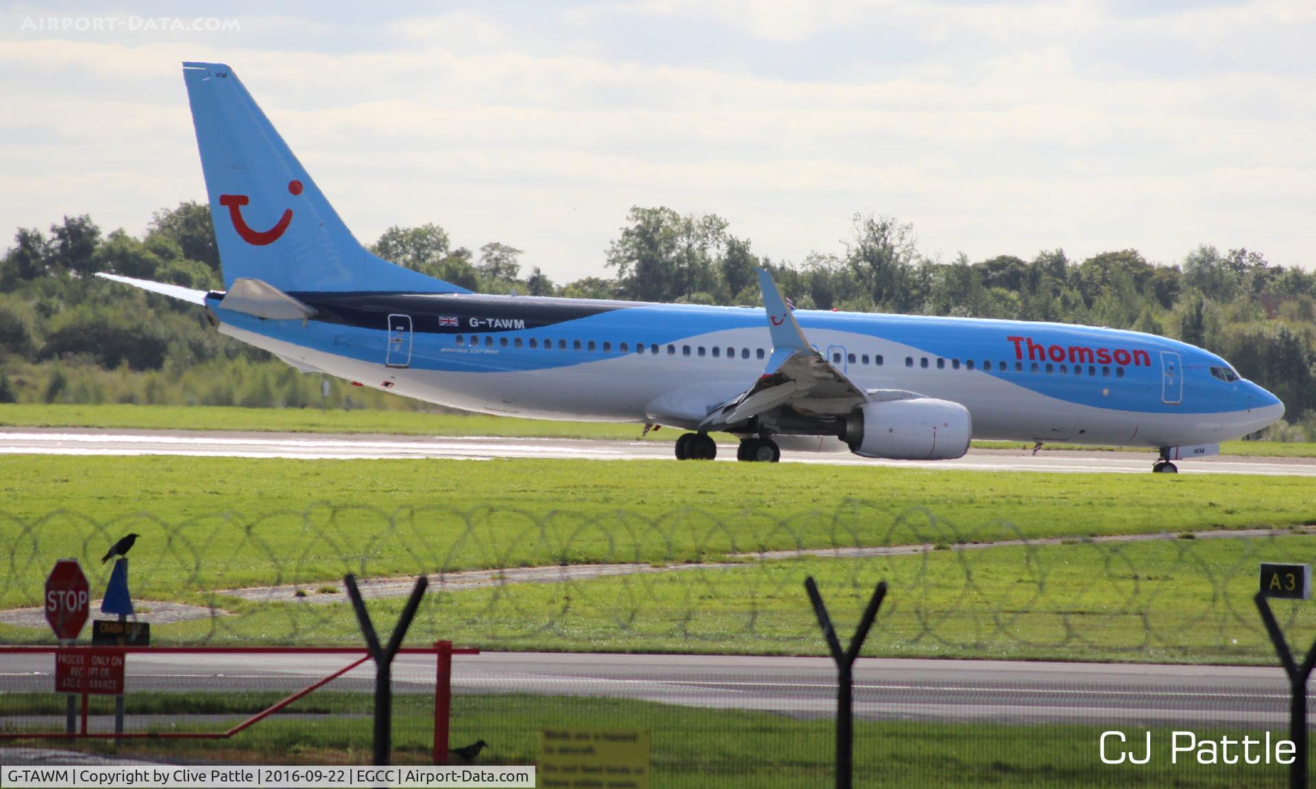 G-TAWM, 2013 Boeing 737-8K5 C/N 37249, At EGCC